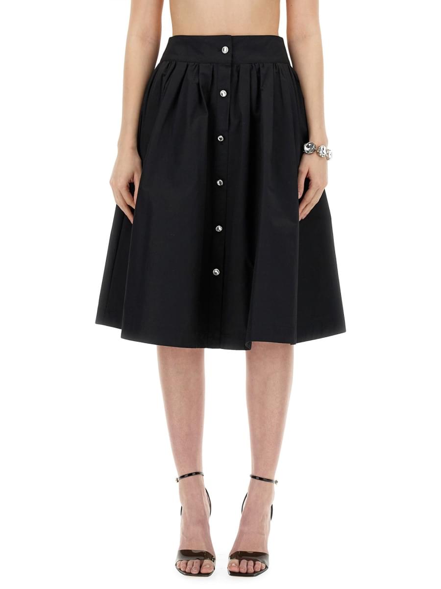 Moschino Women Poplin Skirt DestGlow