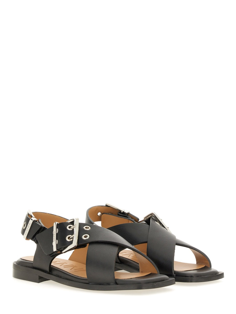 Ganni Women Studded Sandal by Luosophy