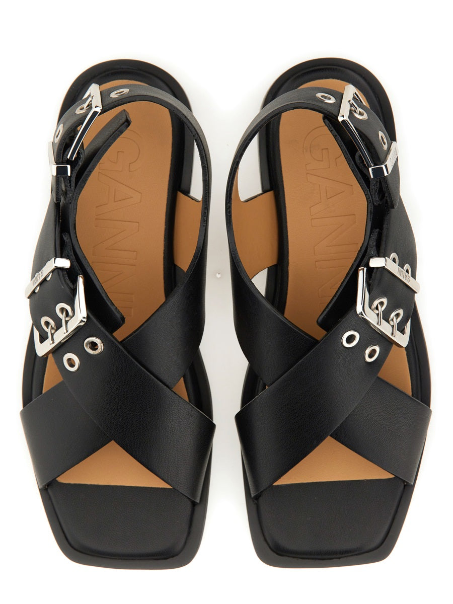 Ganni Women Studded Sandal by Luosophy