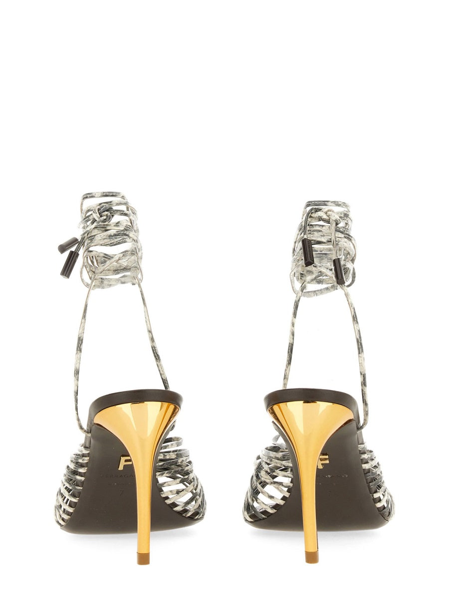 Ferragamo Women Leather Sandal by Luosophy