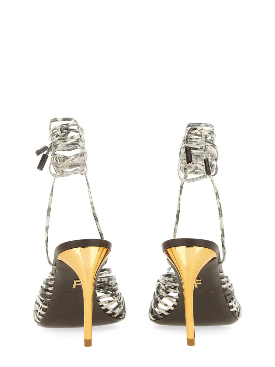 Ferragamo Women Leather Sandal DestGlow