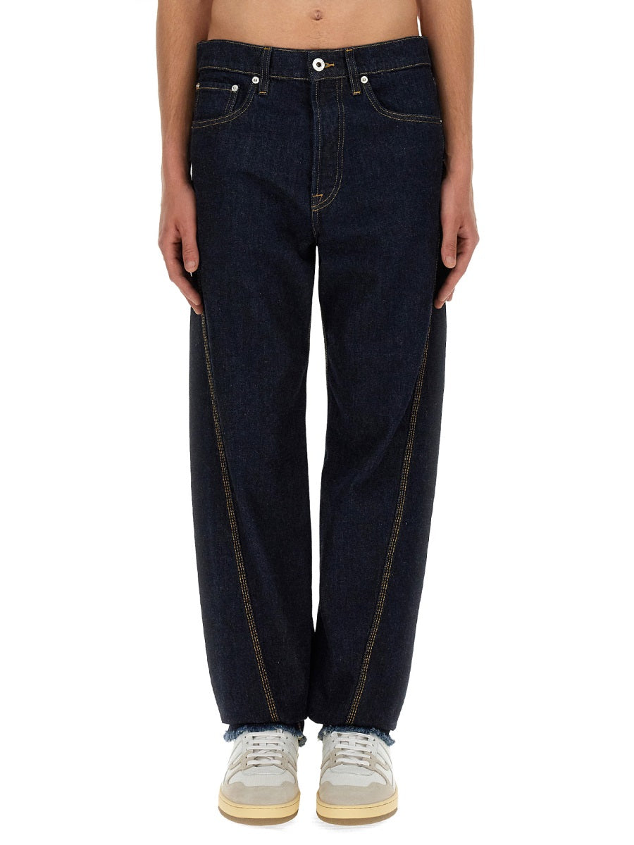 Lanvin Men Twisted Jeans DestGlow