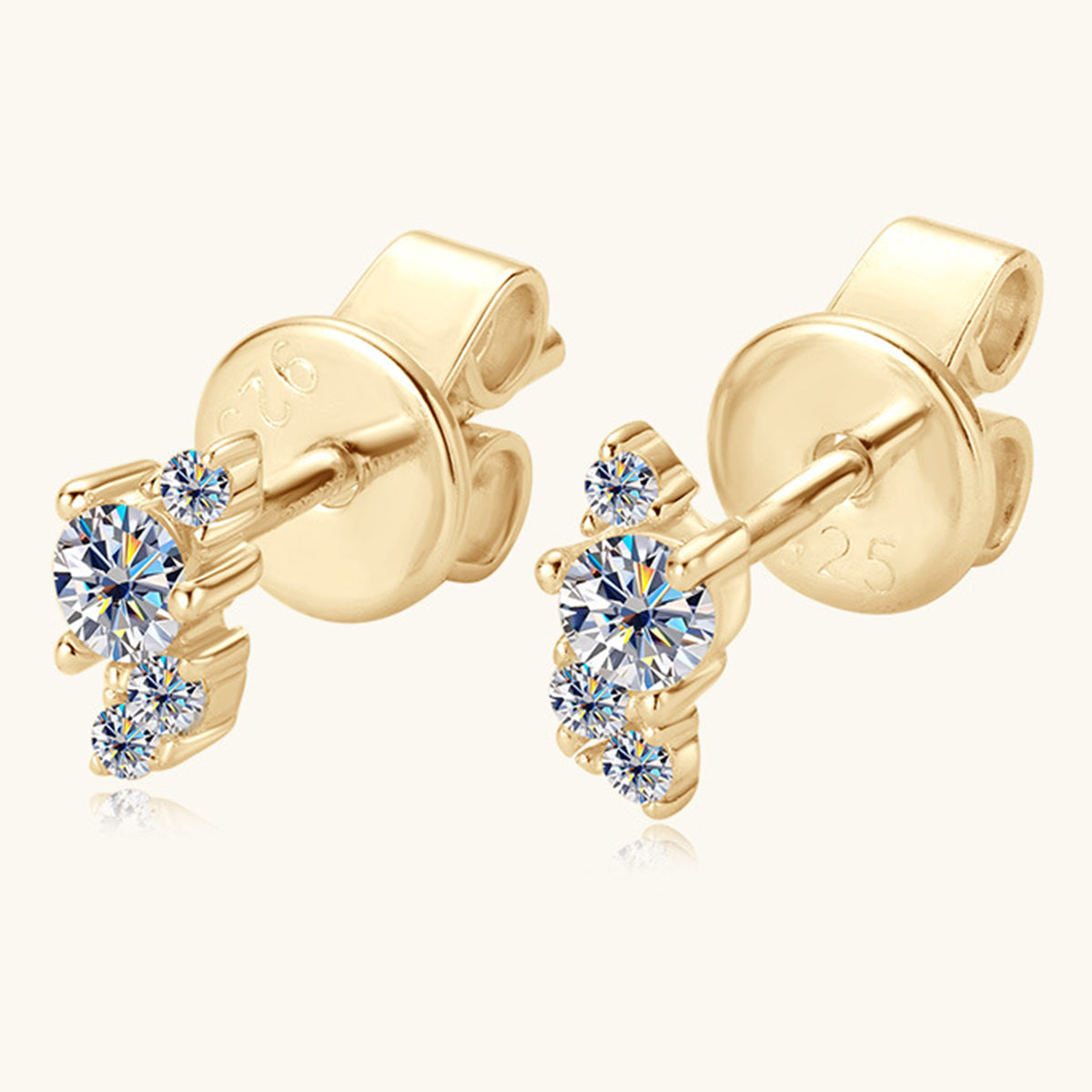 Pure Sterling Silver Sparkala™ Stud Earrings by Sparkala