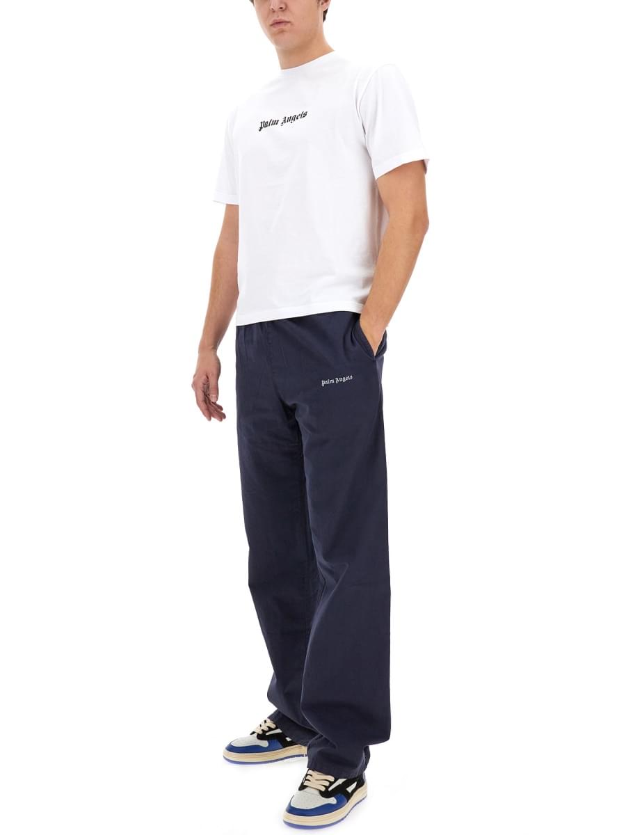 Palm Angels Men Pants With Logo DestGlow