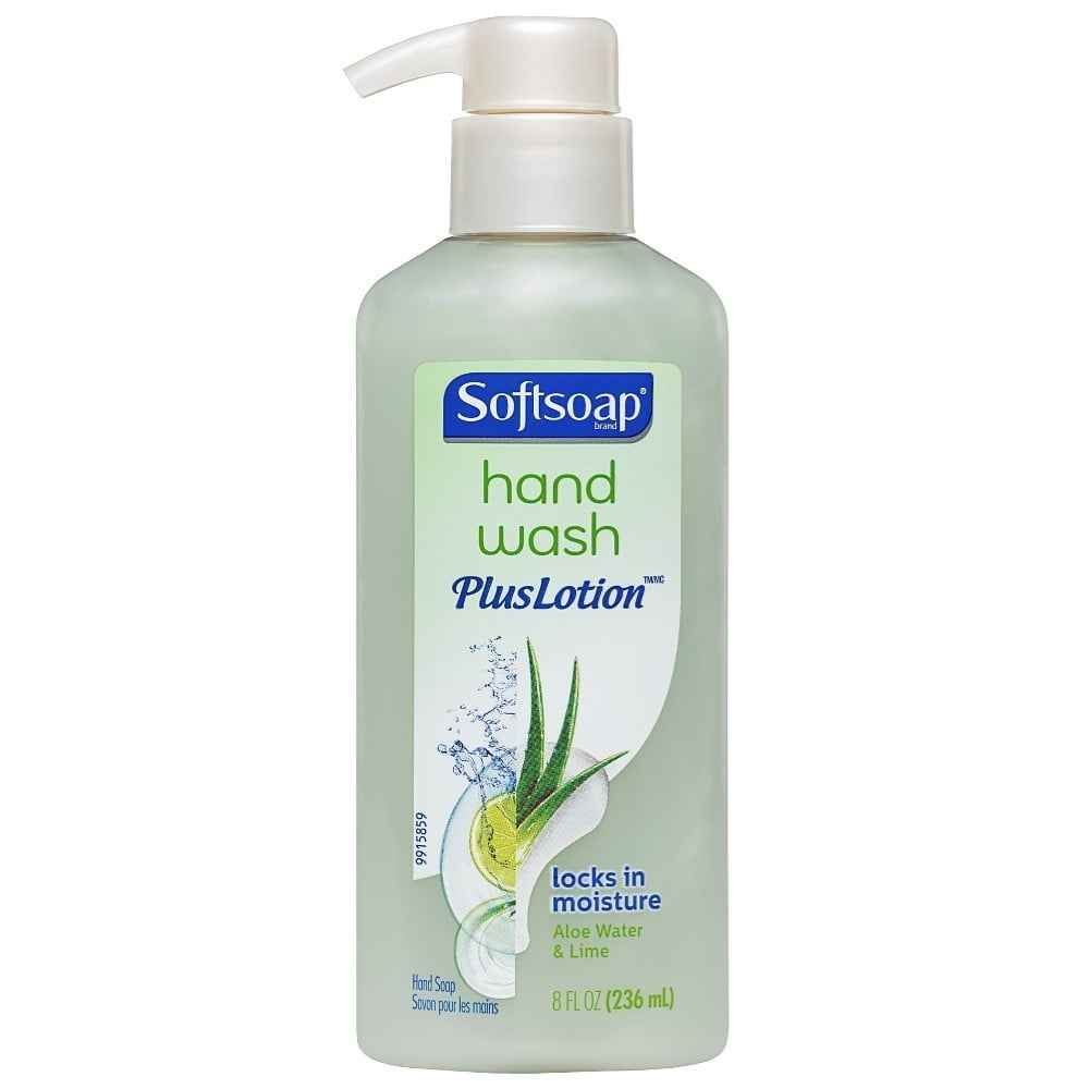 Softsoap Hand Wash Plus Lotion Aloe Water & Lime