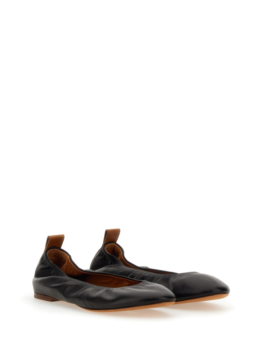 Lanvin Women Leather Ballerina by Luosophy