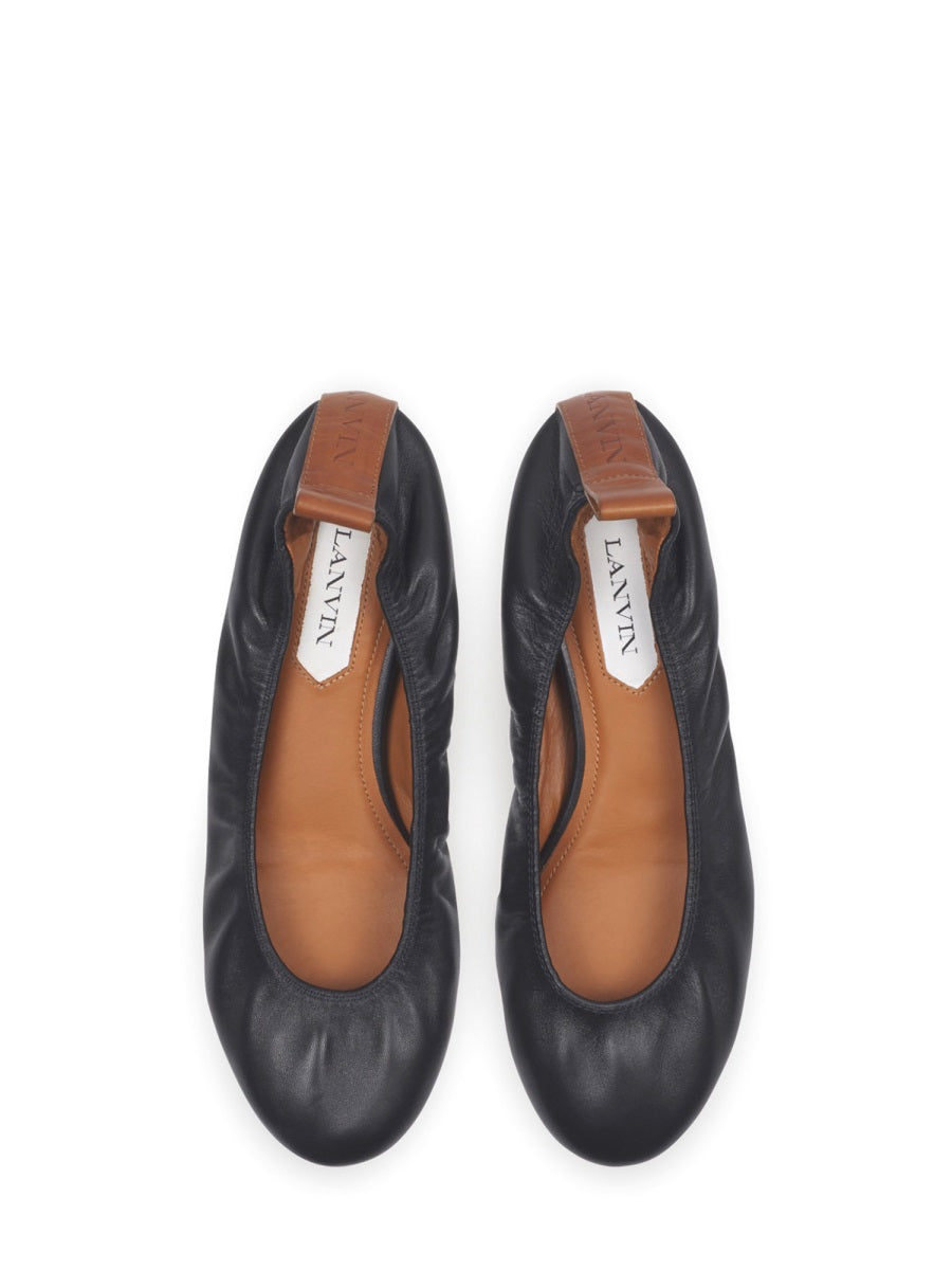 Lanvin Women Leather Ballerina by Luosophy