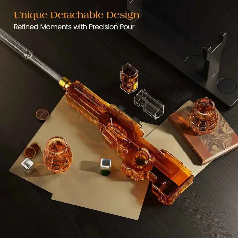 Sniper Whiskey Decanter Set