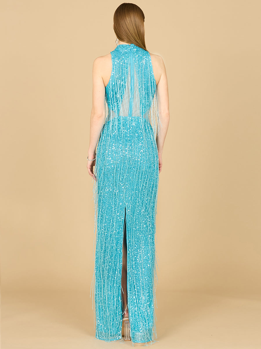 Carrie Fringe Beaded Dress - OUTLET by Lara New York