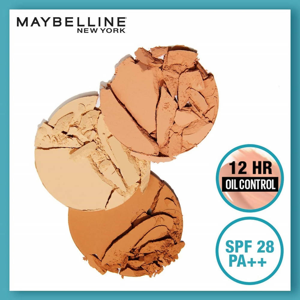 Maybelline New York Fit Me 12Hr Oil Control Compact, 128 Warm Nude by Dista