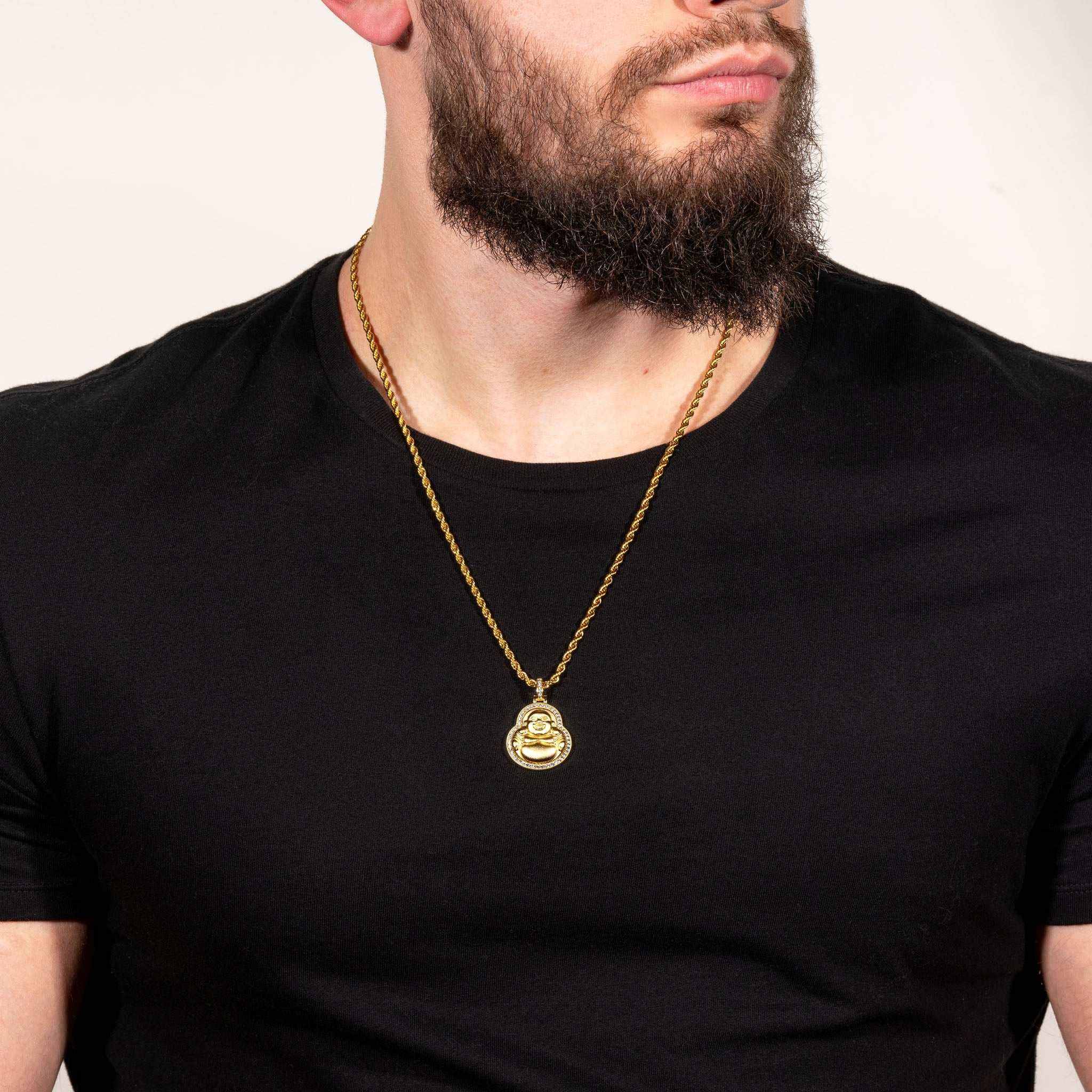 Buddha Pendant 925 Sterling Silver