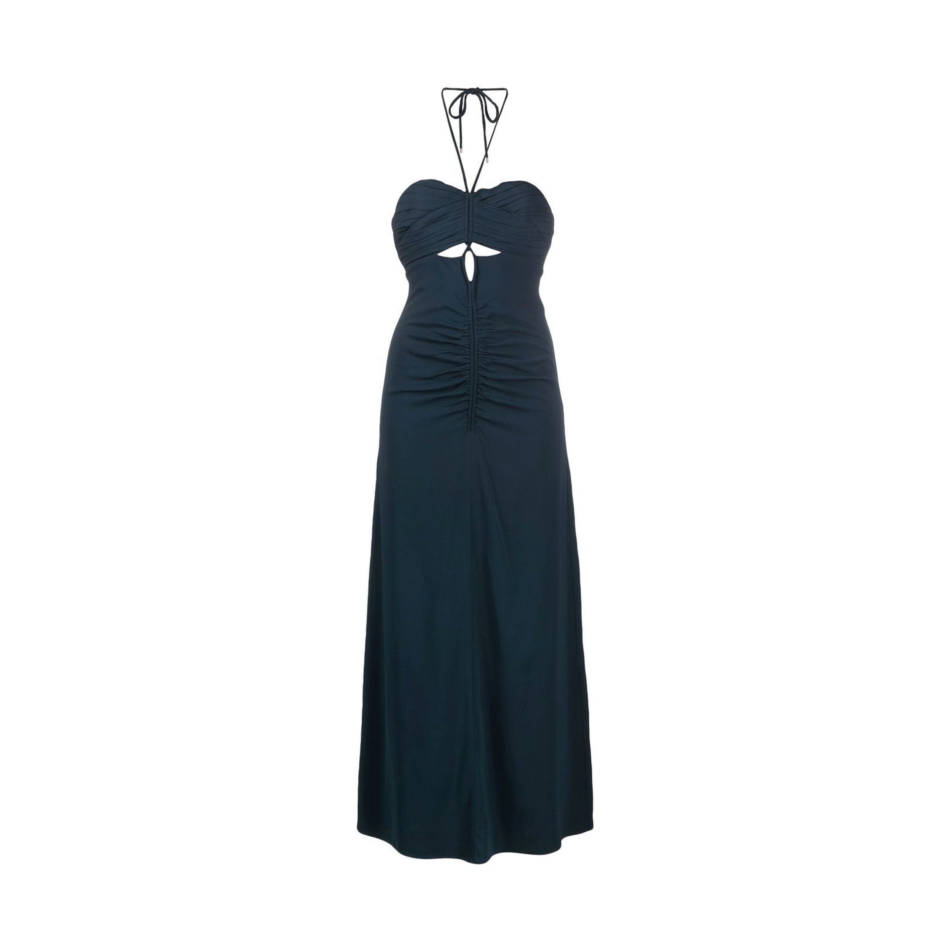 Self-Portrait Cut-Out Ruched Maxi Dress Women