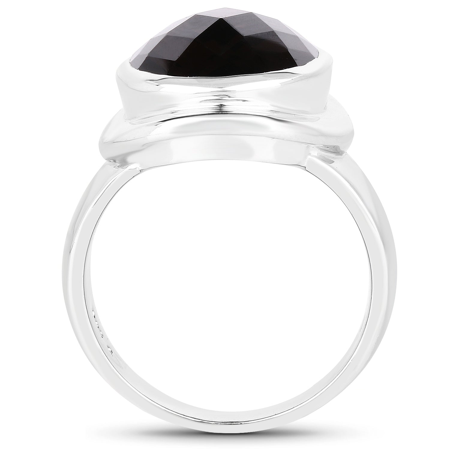 7.90 Carat Genuine Smoky Quartz .925 Sterling Silver Ring by Bids.com