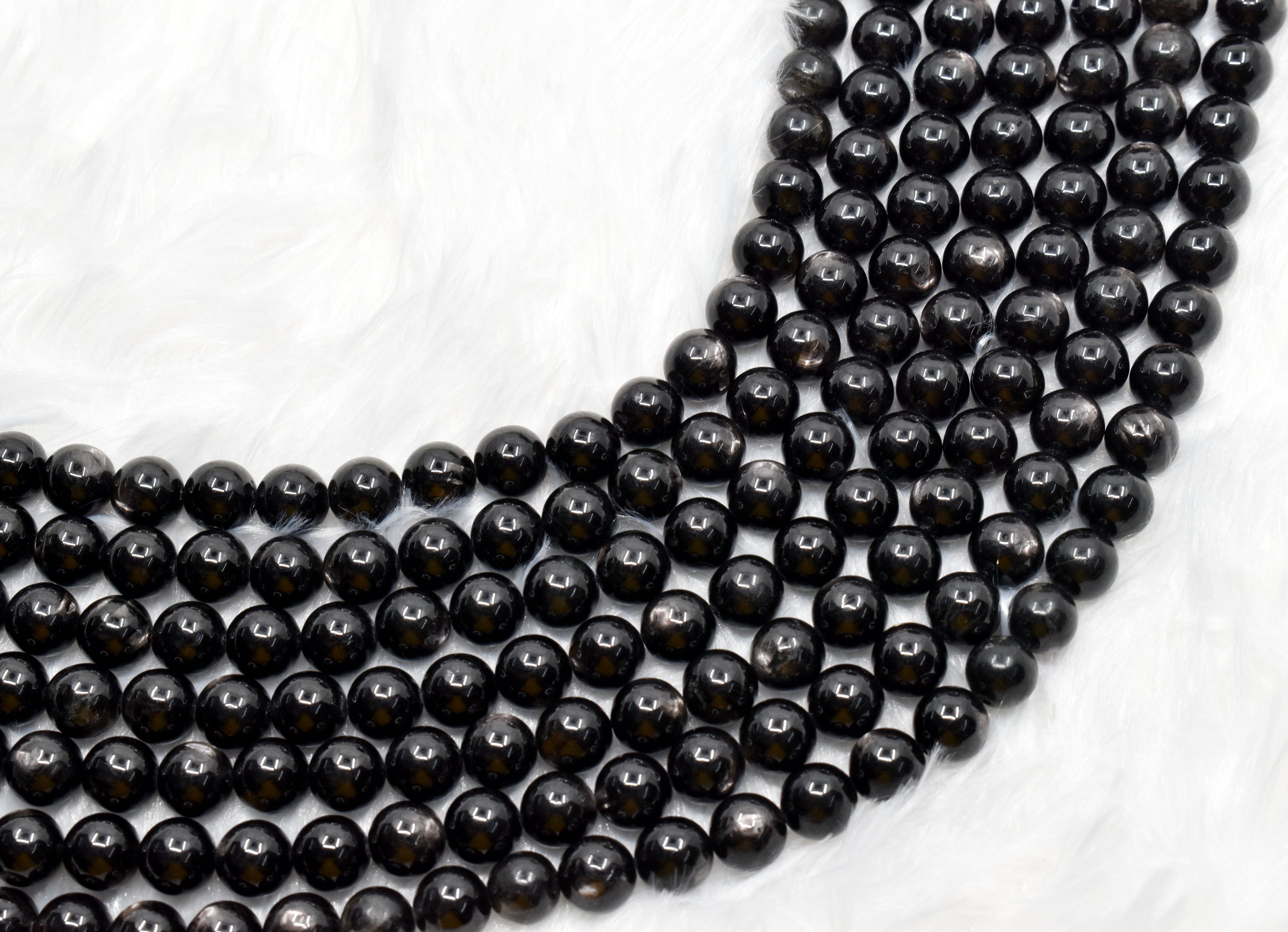 Apachetears Beads, Natural Crystal Round Beads 6mm to 10mm DestGlow