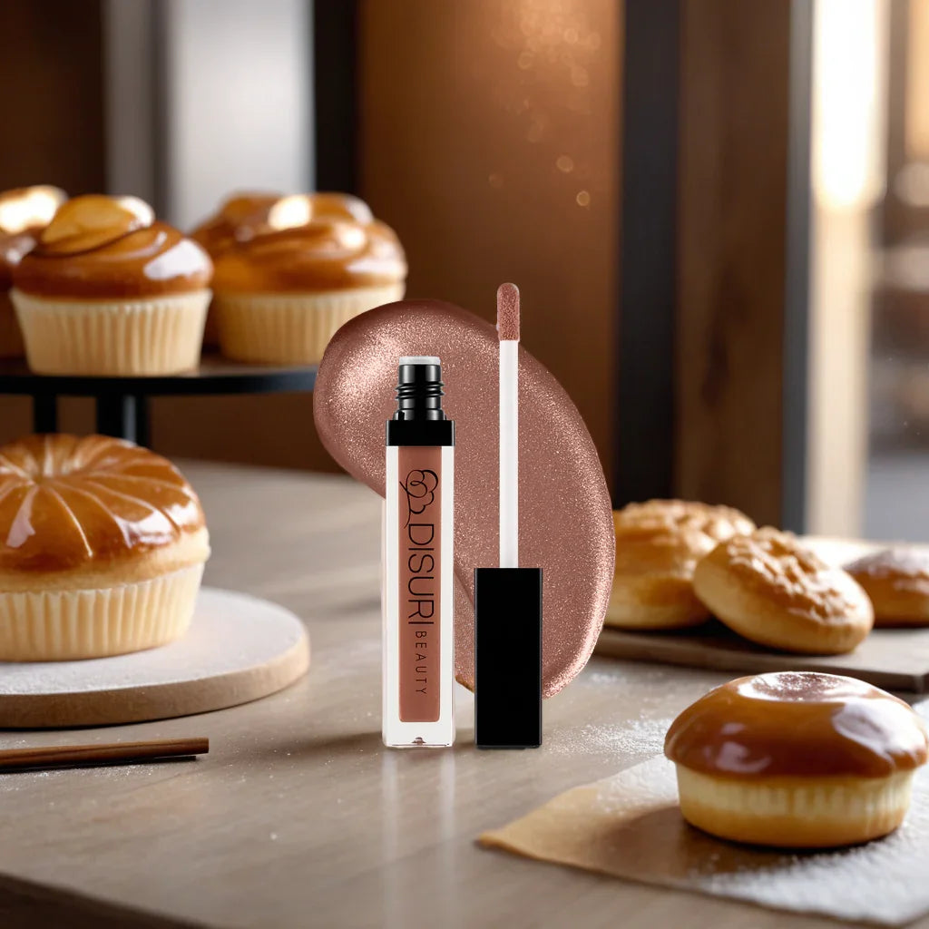 DISURI Beauty Shimmer Blast Lip Gloss - Honeybun (S24)