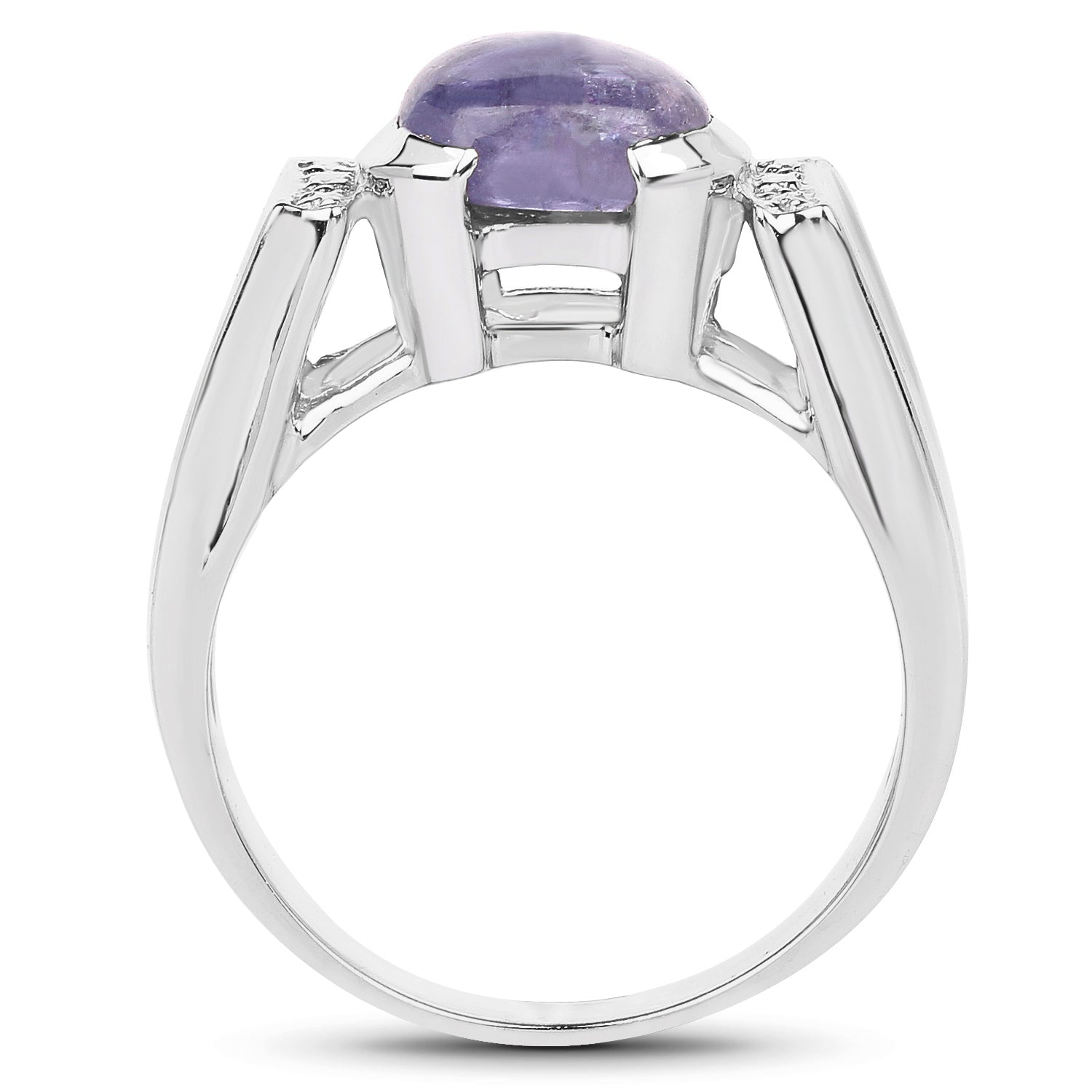 2.80 Carat Genuine Tanzanite .925 Sterling Silver Ring by Bids.com