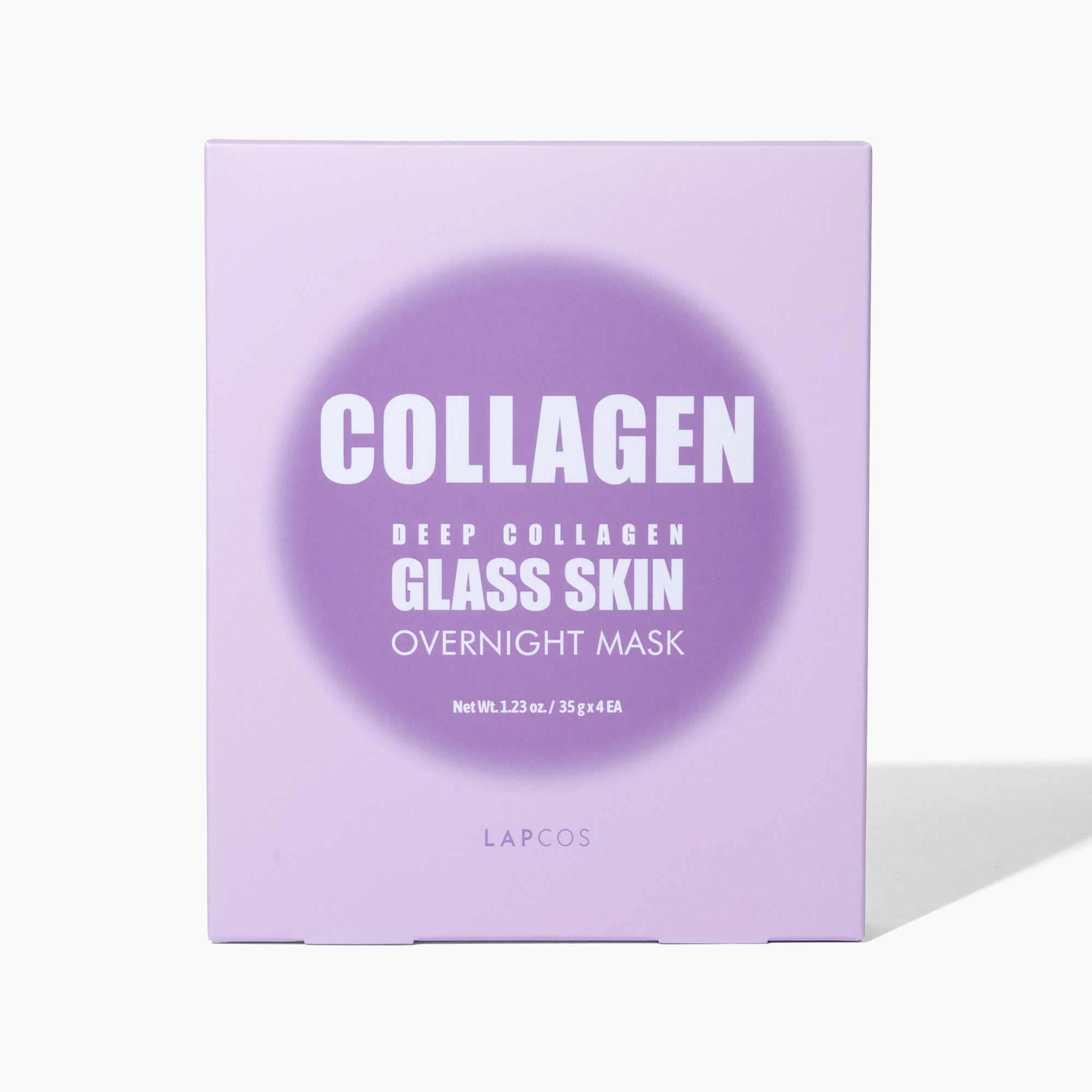 Deep Collagen Glass Skin Overnight Mask 4-pack by LAPCOS