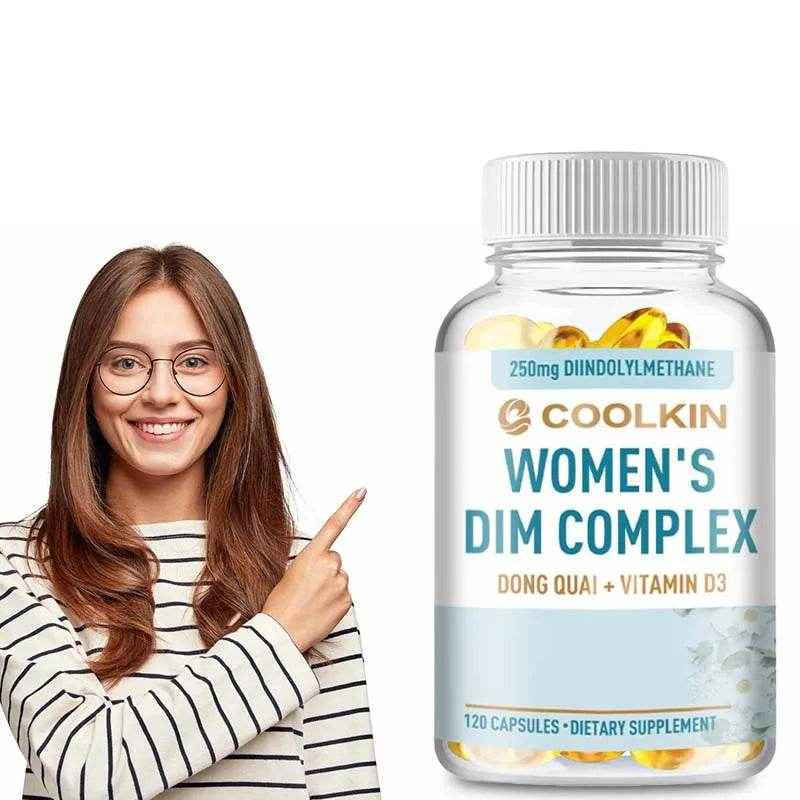 DIM Supplements for Women - Hormone Balance, Promotes Estrogen Metabolism, Menopausal Support, Antioxidant - 120 Capsules