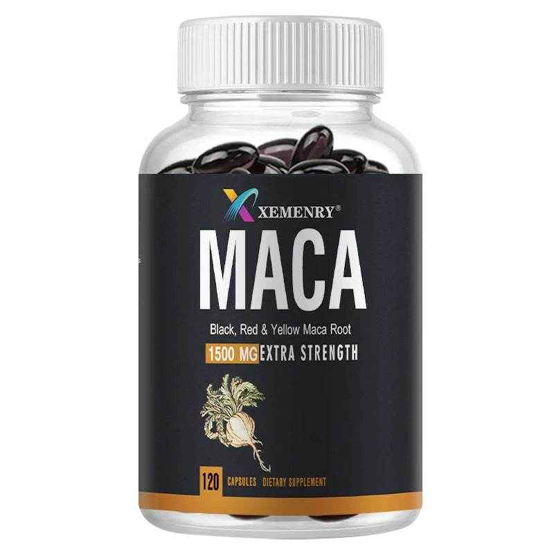 Maca Extract - Enhance Energy Endurance, Improve Athletic Performance, and Relieve Fatigue - 120 Capsules