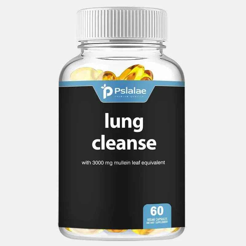 Lung Detox & Cleanse Capsules - Supports Bronchial and Respiratory Health, Relieves Breathing, Immune Support - 60 Capsules