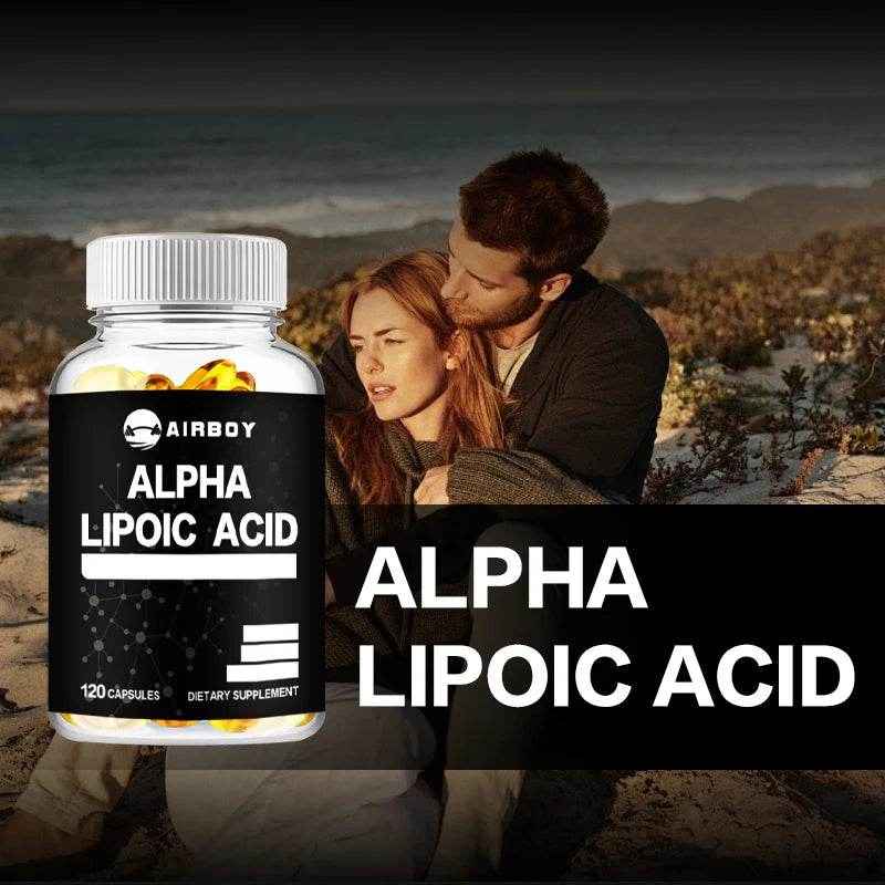 Alpha Lipoic Acid 600mg - for Brain and Heart Health, Relax Nervous System - 120 Capsules