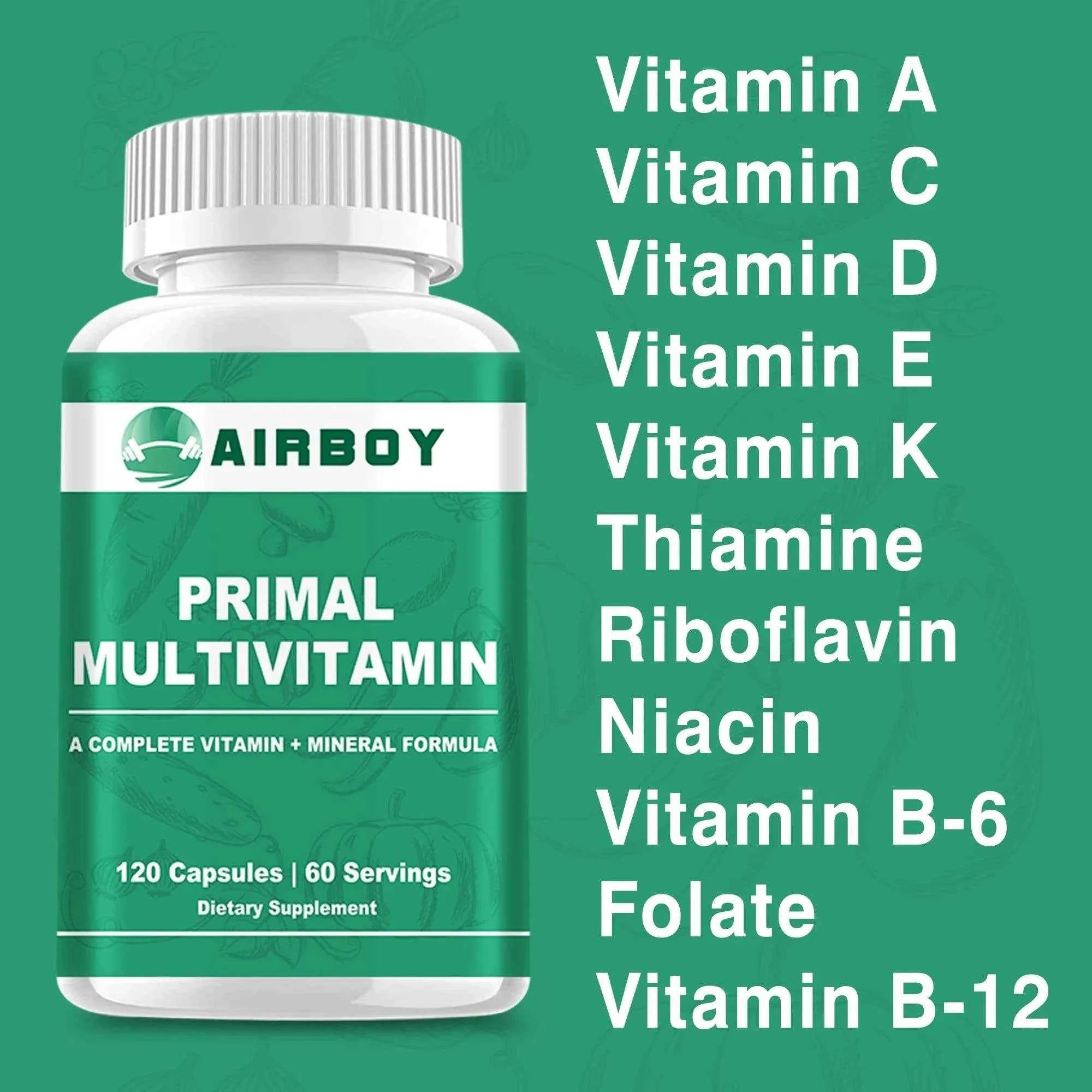 Multivitamin for Men and Women Supplement - Strengthen The Immune System and Improve Performance, Boost Energy - 120 Capsules