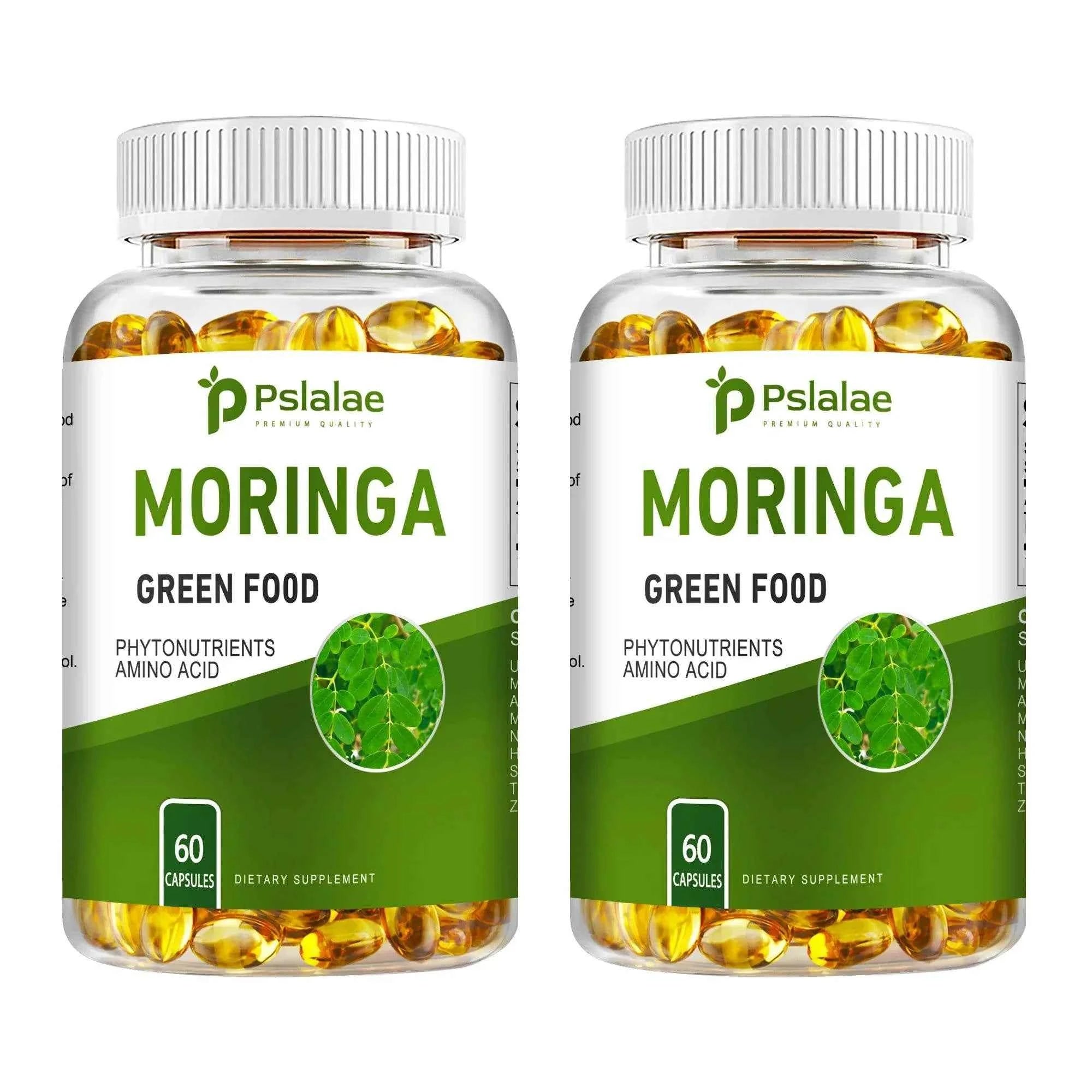 Moringa Supplement - Promote Bone, Joint, Immune Health | Enhance Energy, Endurance, Concentration - 60 Capsules