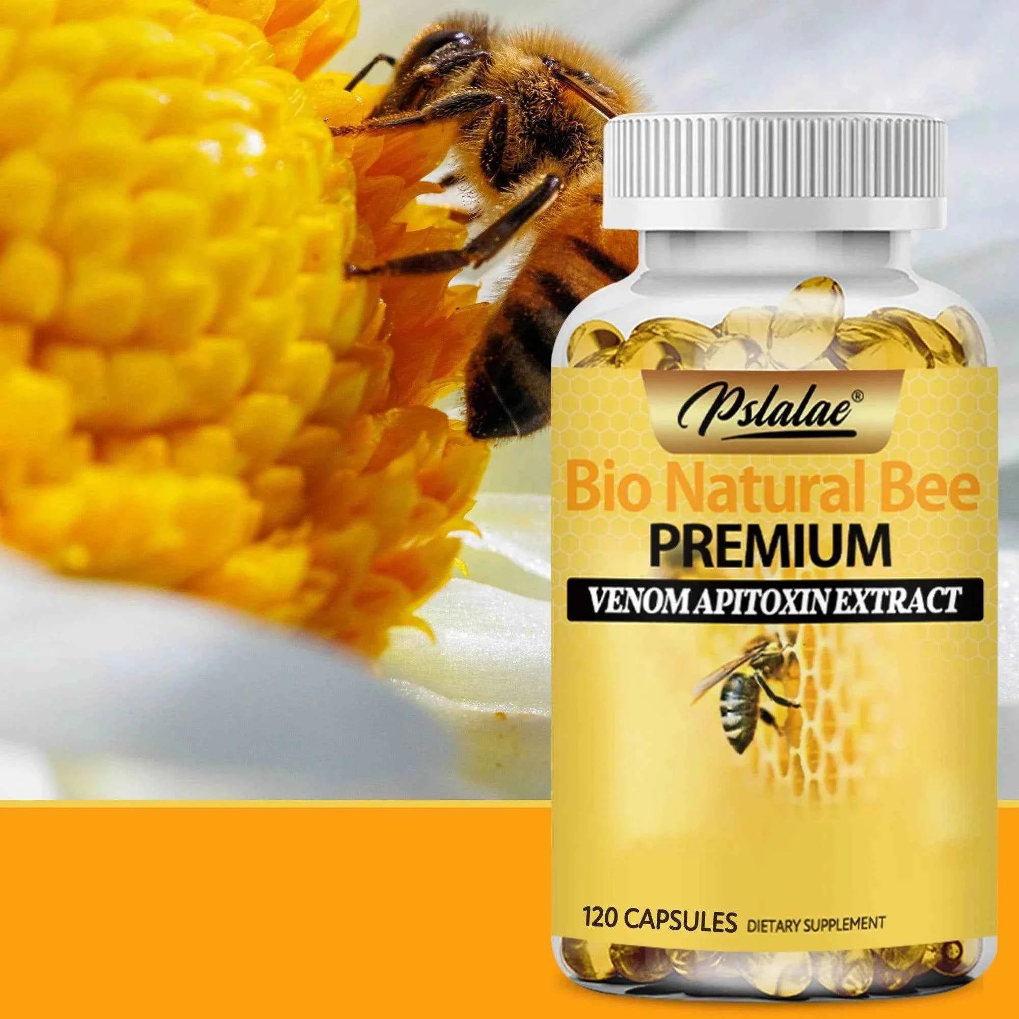 Natural Bee - Relieves Joint Pain and Stiffness, Promotes Bone Health, for Immunity and Anti-oxidation - 120 Capsules