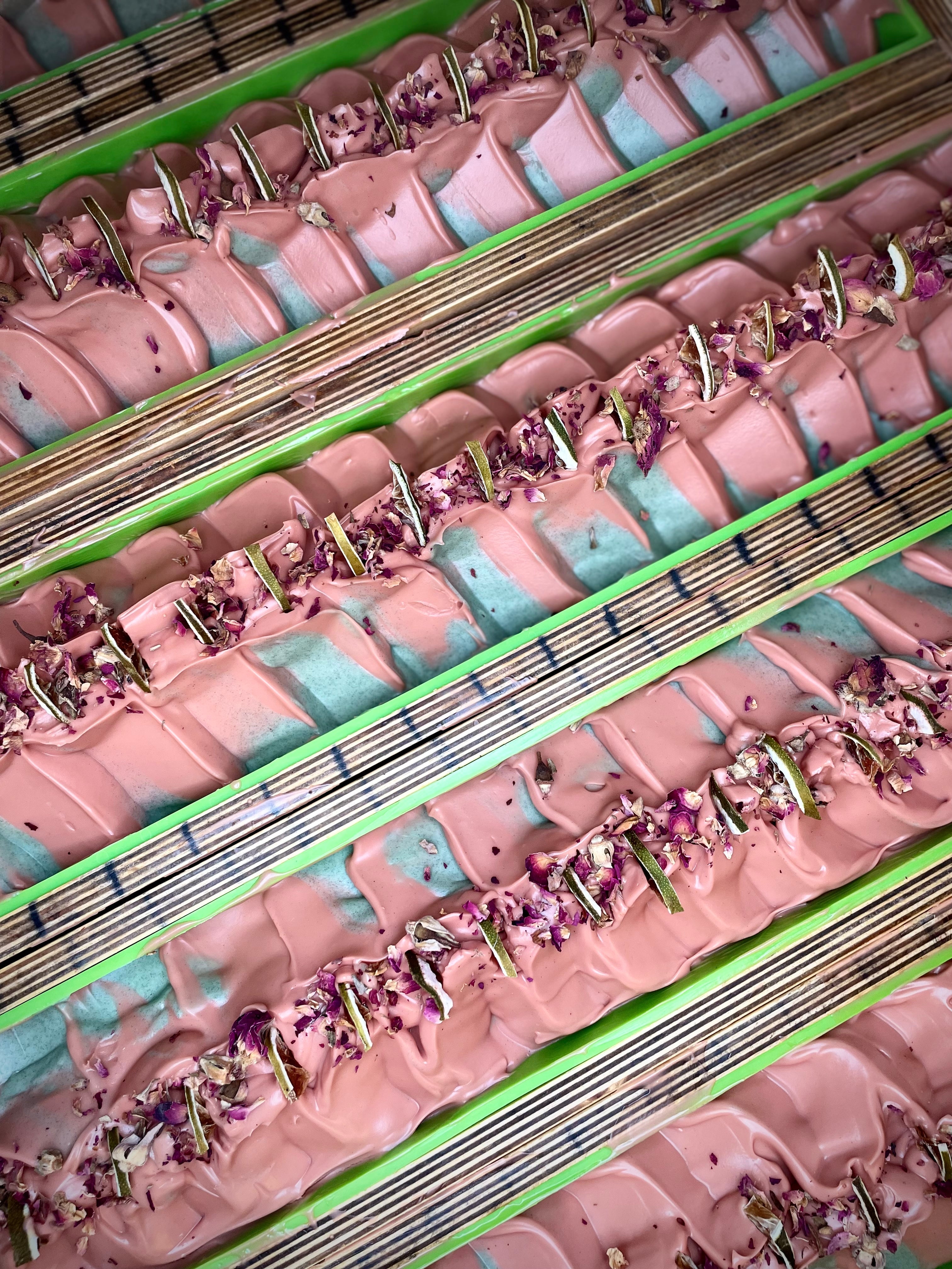 Rose & Lime | Mango Butter Soap by MION Artisan Soap Co.