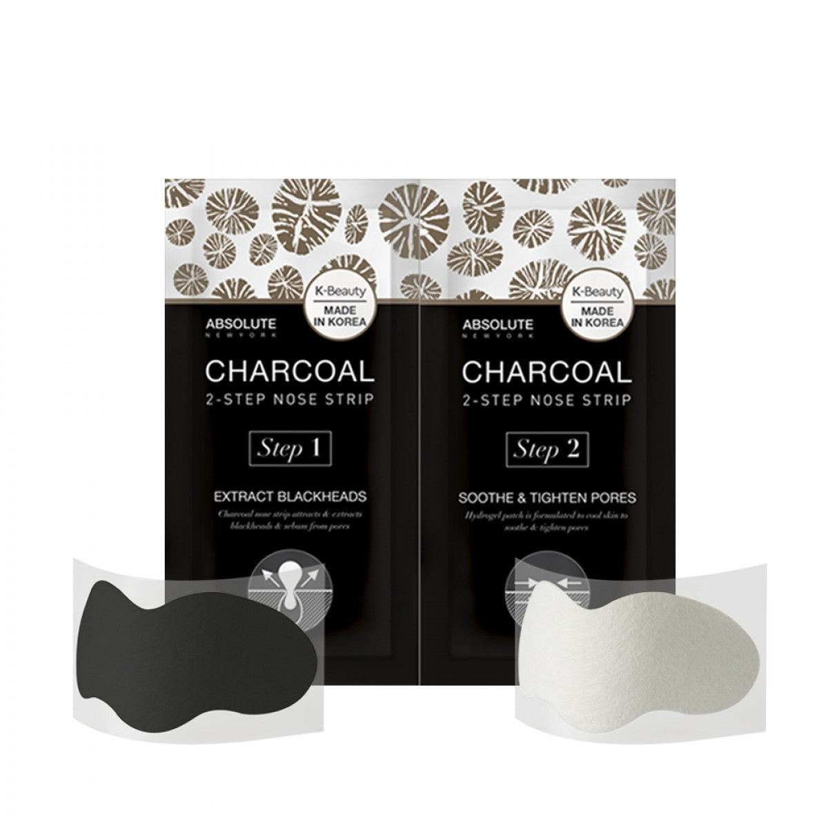 ABSOLUTE Charcoal 2-Step Nose Strip - DestGlow