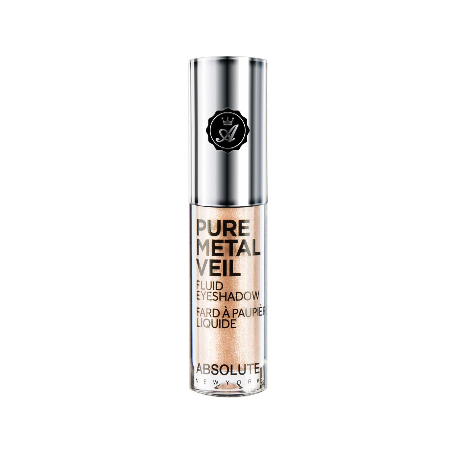 ABSOLUTE Pure Metal Veil Fluid Eyeshadow - Champagne - eye makeup