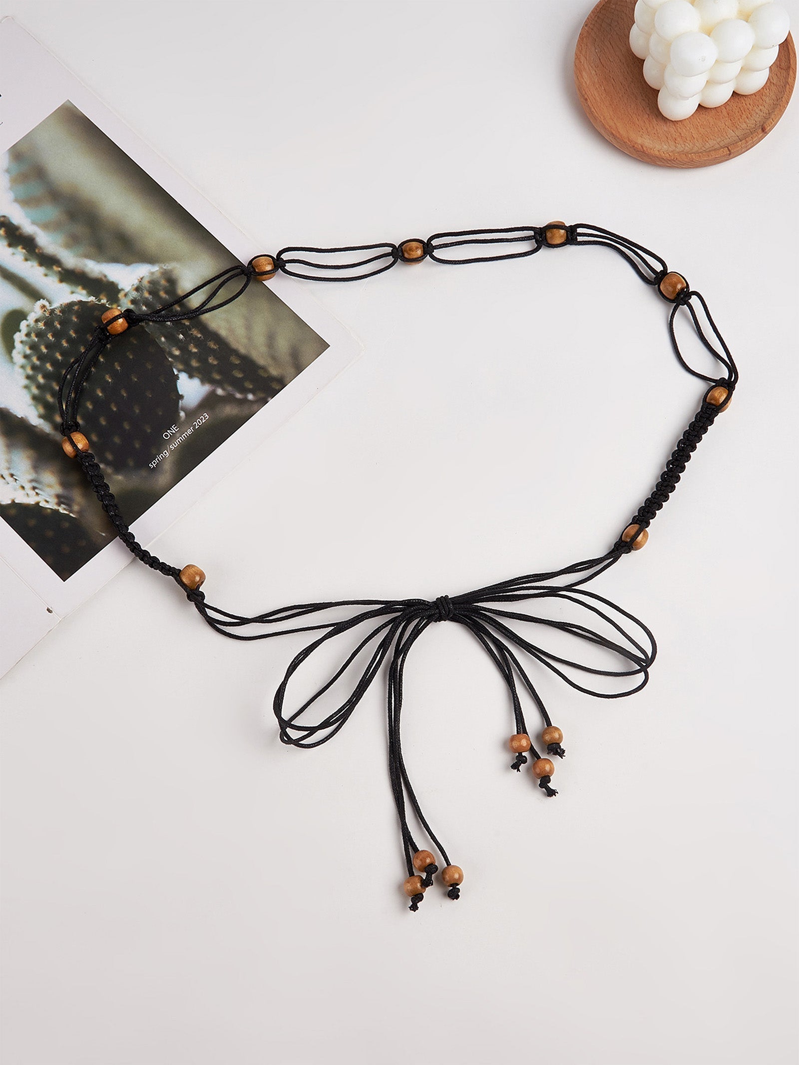 Cotton-Linen Knotted Belt DestGlow