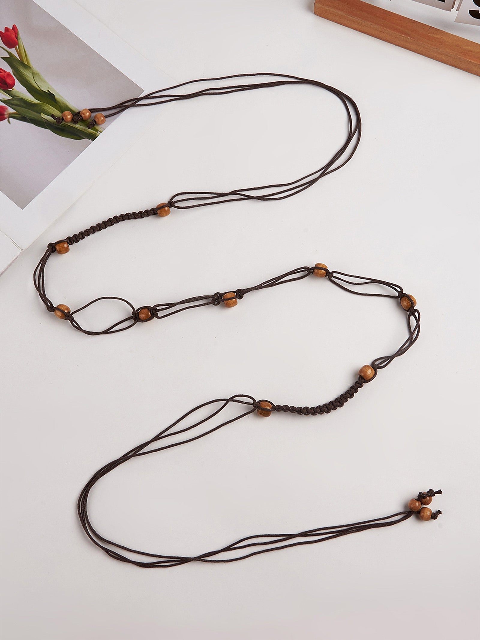 Cotton-Linen Knotted Belt DestGlow