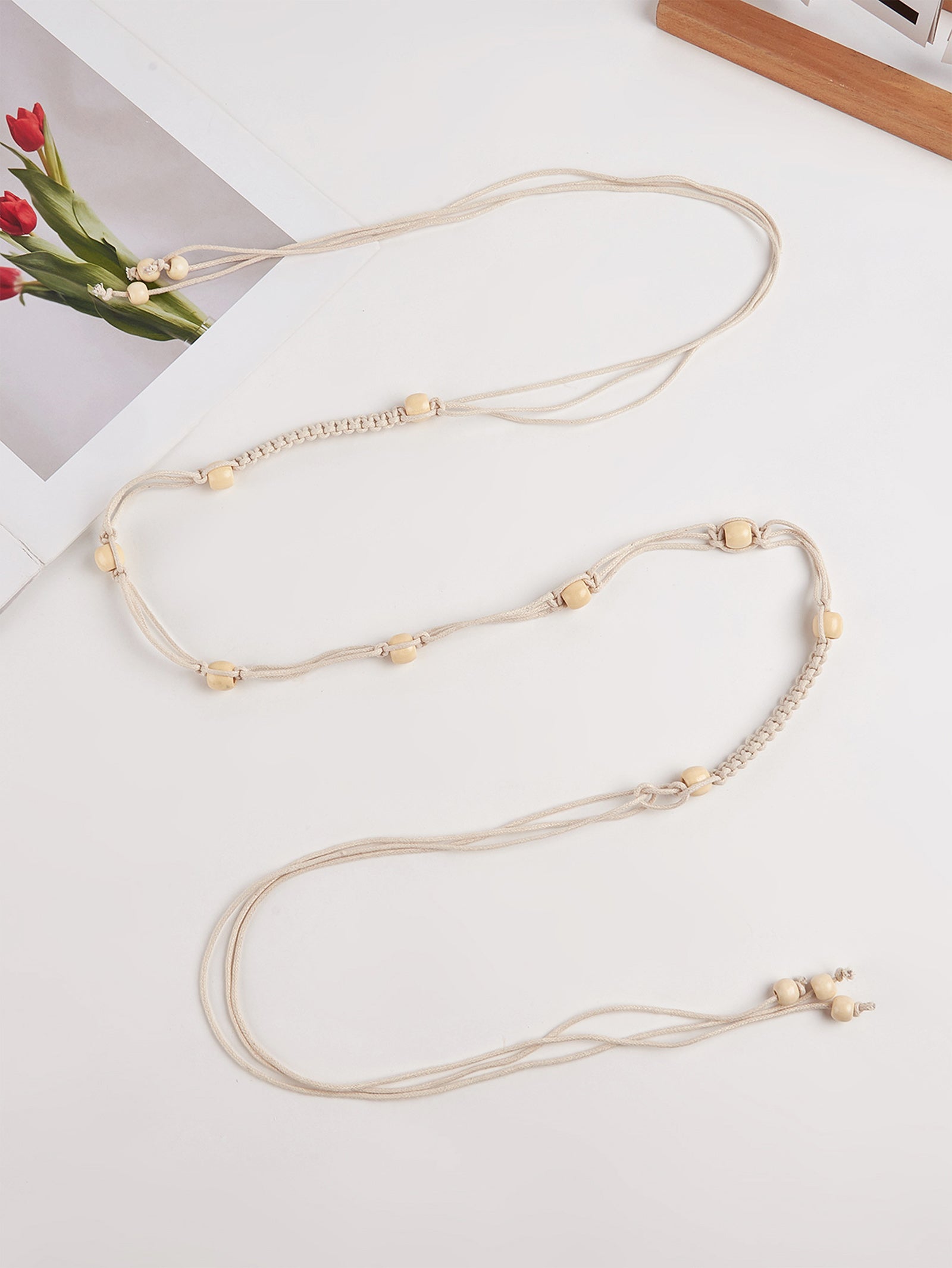 Cotton-Linen Knotted Belt DestGlow