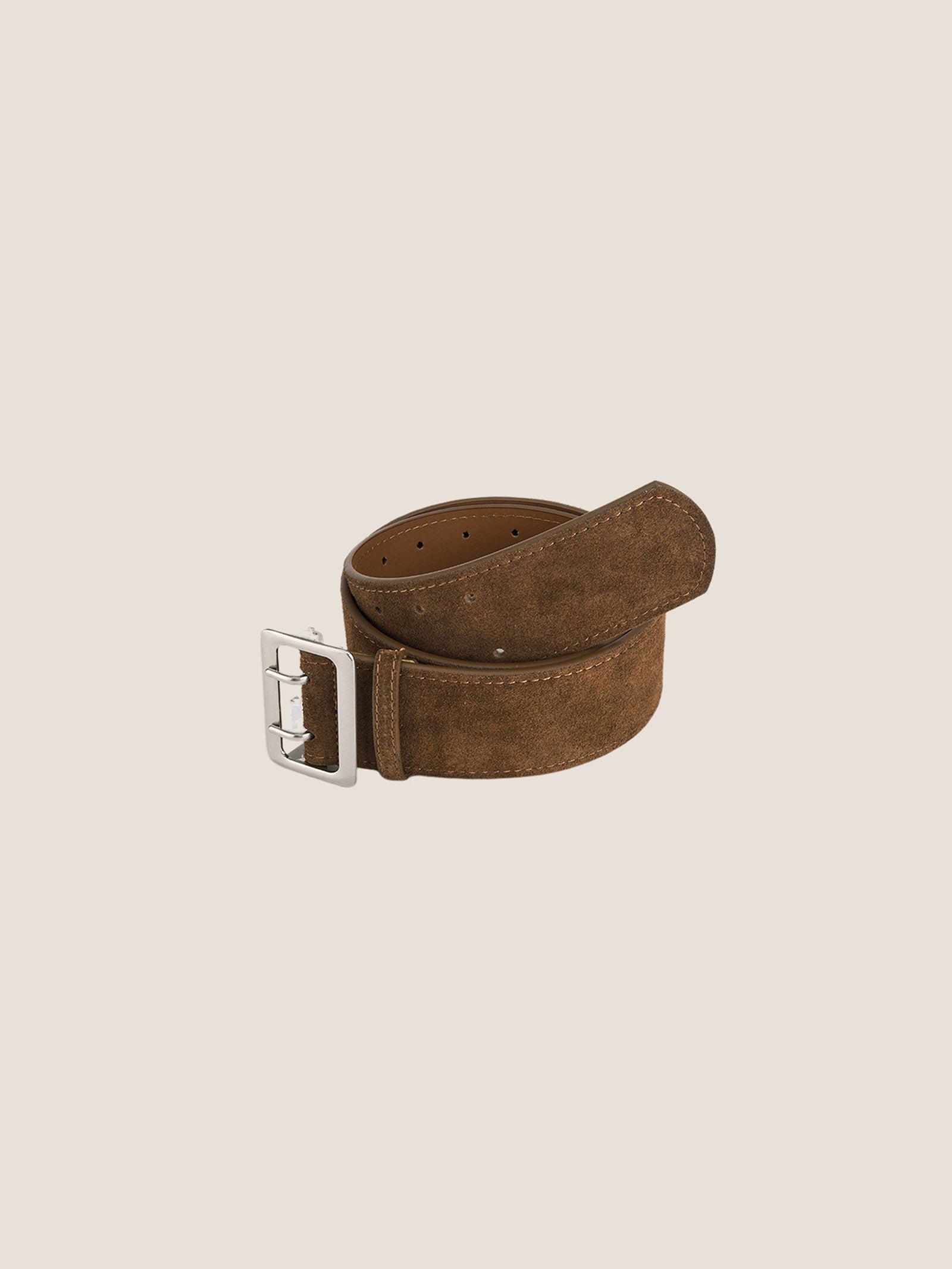 Cowhide Wide Retro Matte Belt DestGlow