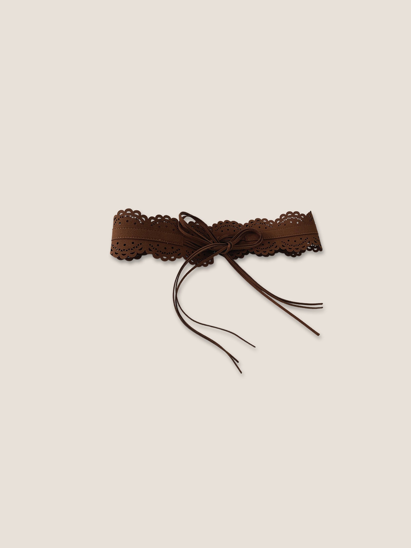 Lace-Trimmed Waist Cincher Belt DestGlow