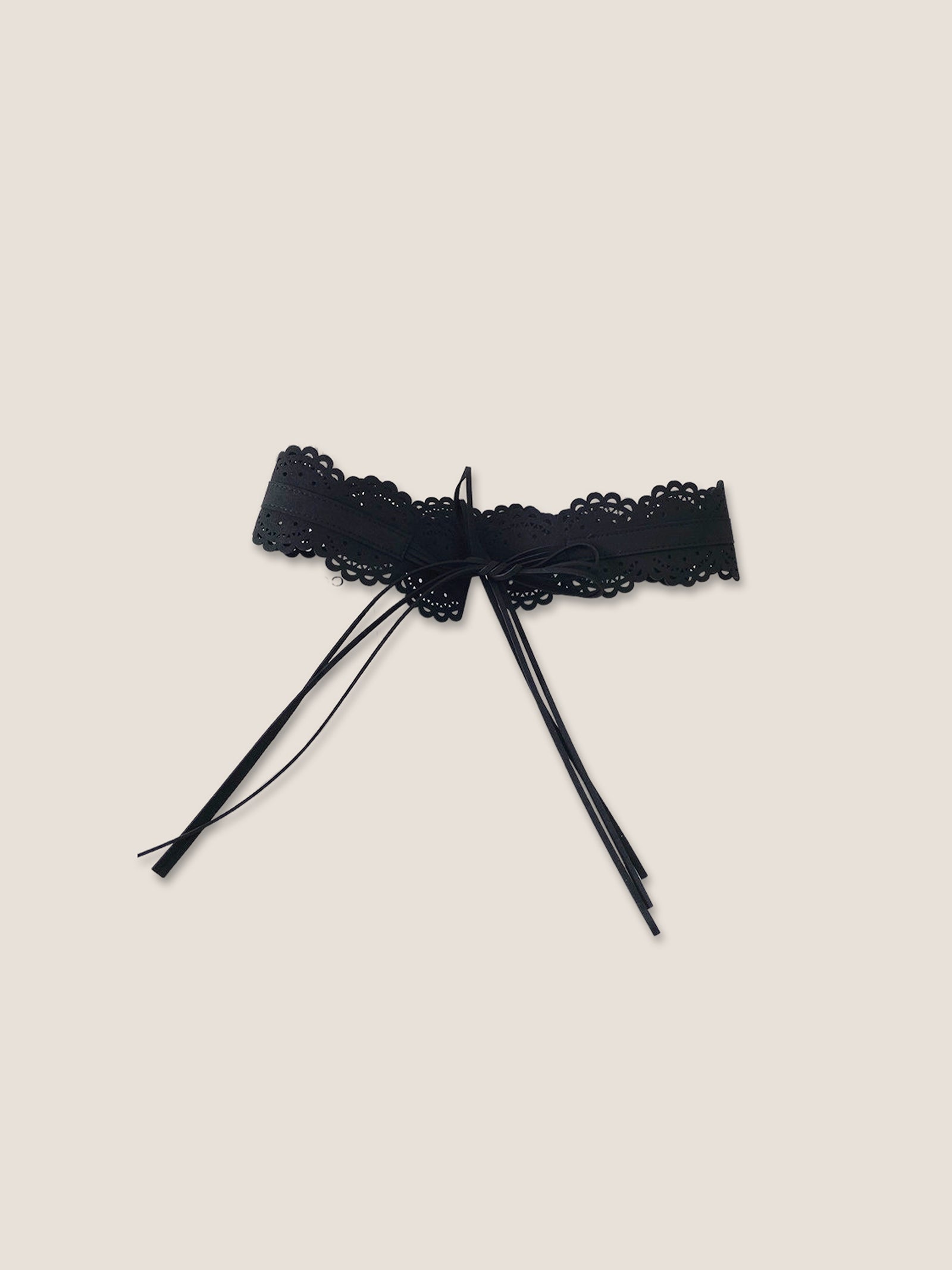 Lace-Trimmed Waist Cincher Belt DestGlow
