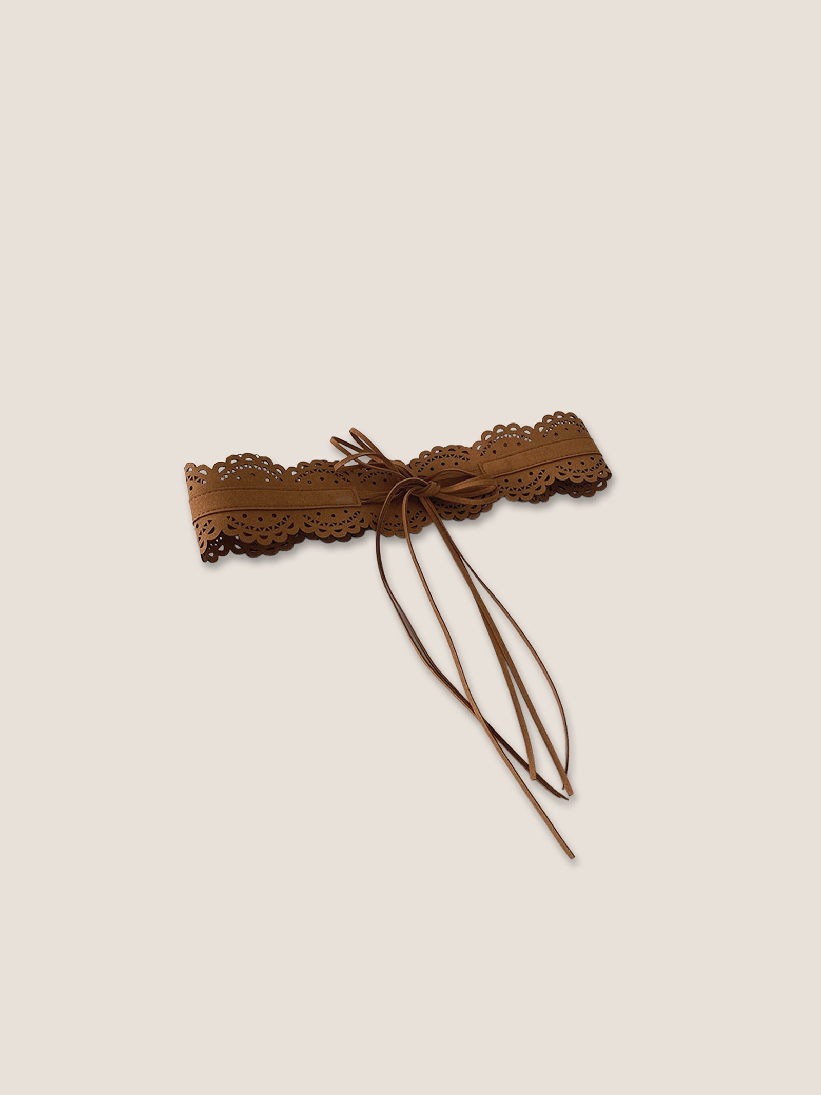 Lace-Trimmed Waist Cincher Belt DestGlow