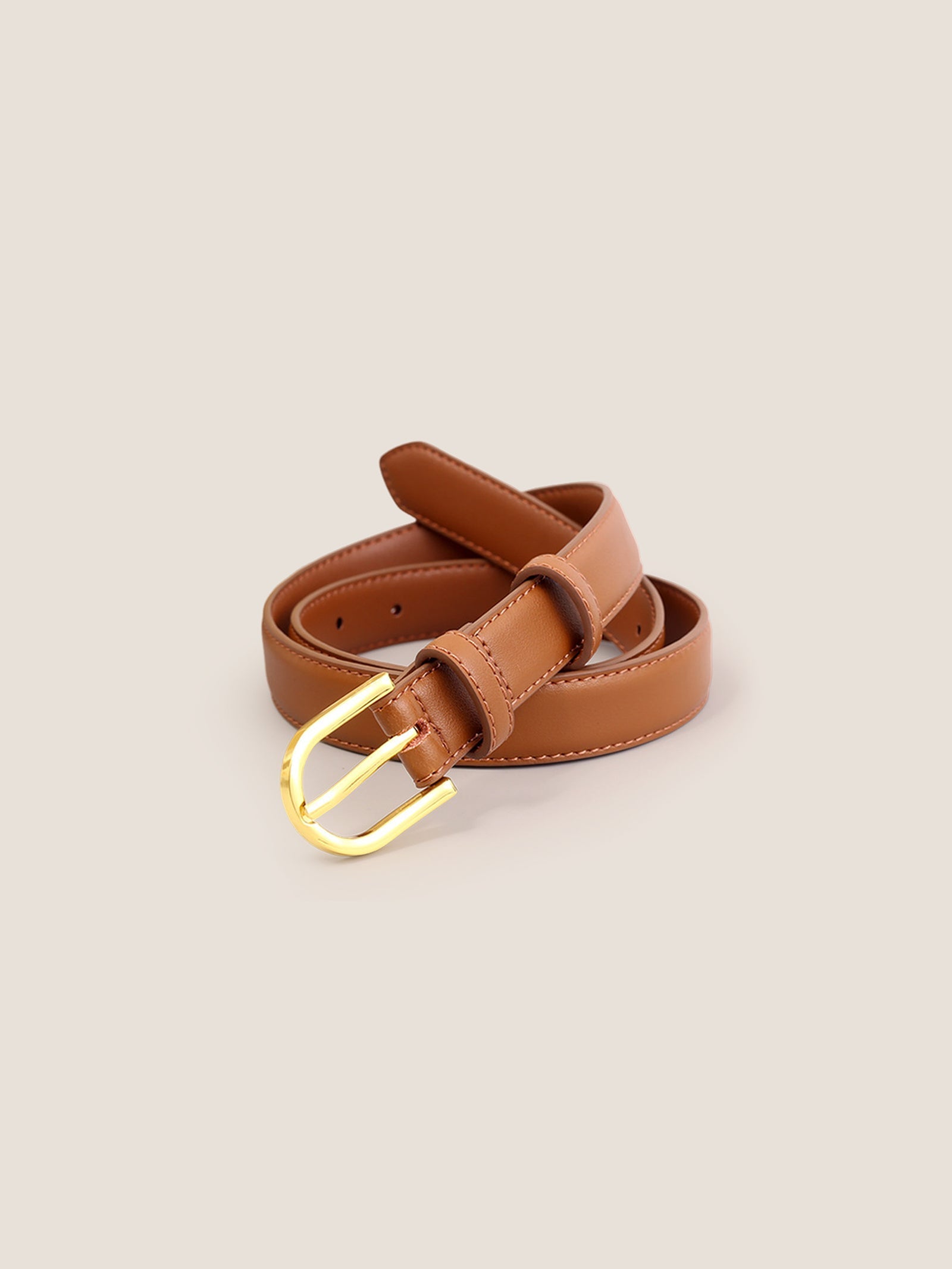 Premium Cowhide Belt With Retro Electroplated Alloy Buckle DestGlow