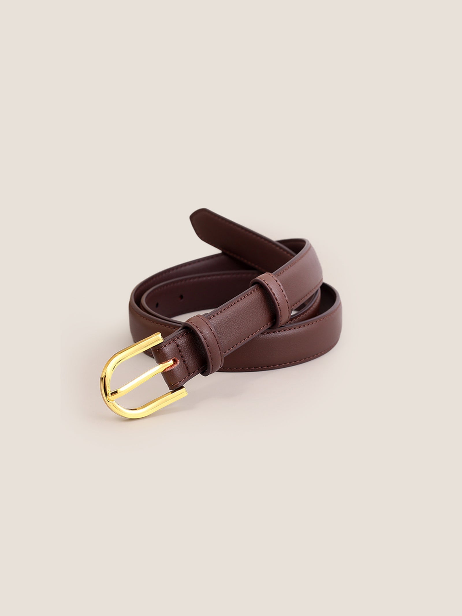 Premium Cowhide Belt With Retro Electroplated Alloy Buckle DestGlow