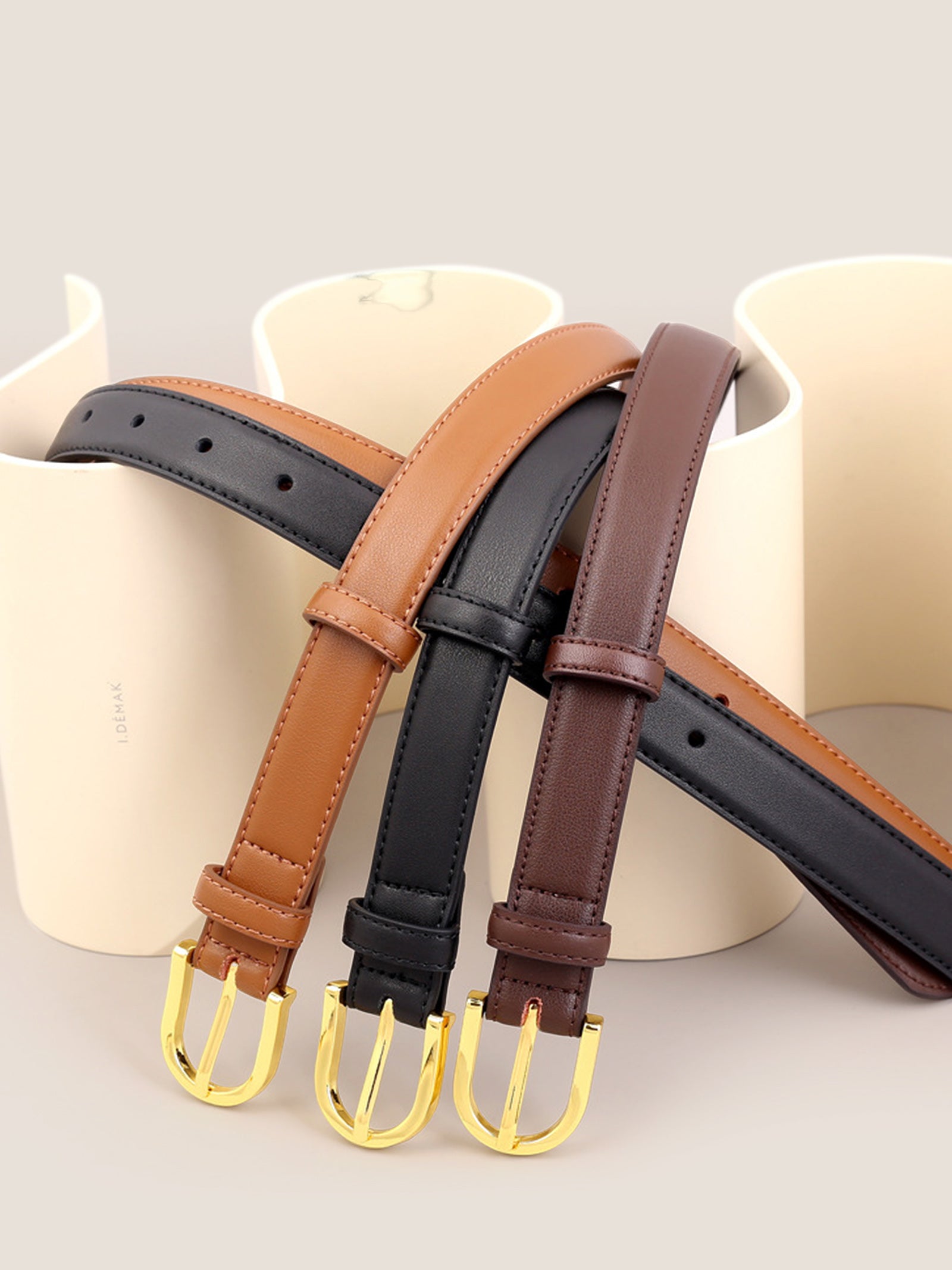 Premium Cowhide Belt With Retro Electroplated Alloy Buckle DestGlow