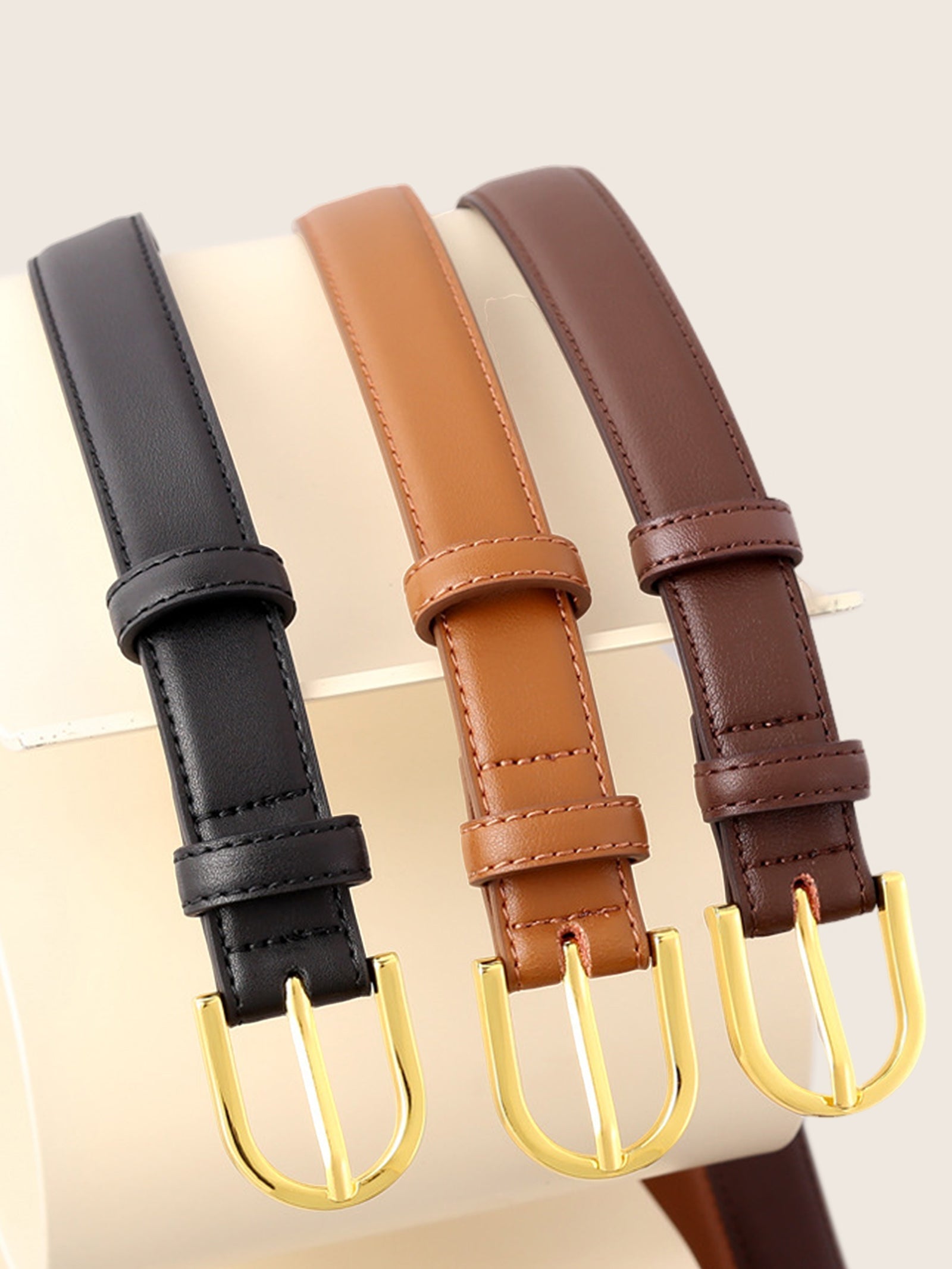 Premium Cowhide Belt With Retro Electroplated Alloy Buckle DestGlow