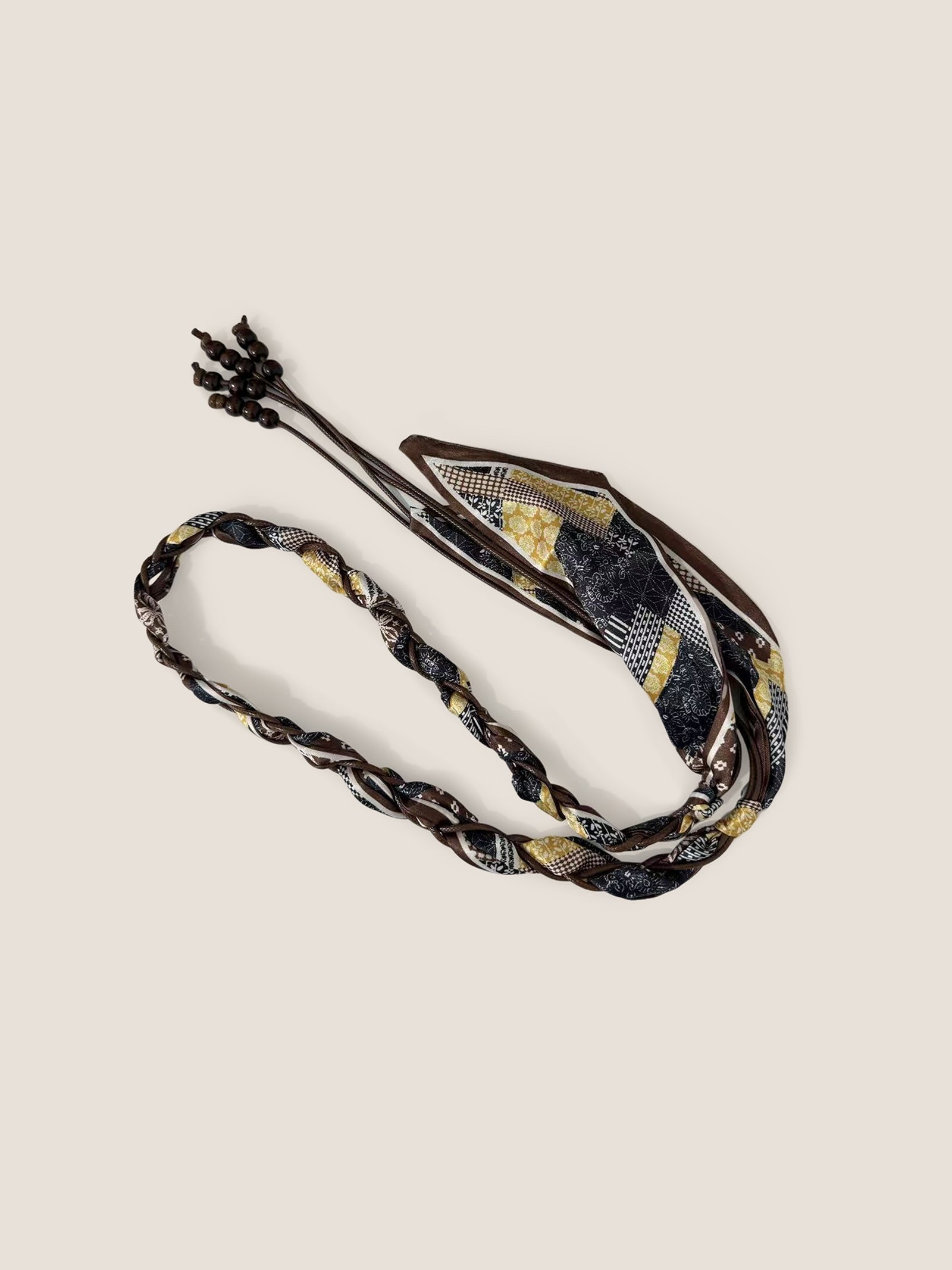 Bohemian Multi-Functional Woven Scarf Belt With Ethnic Prints DestGlow