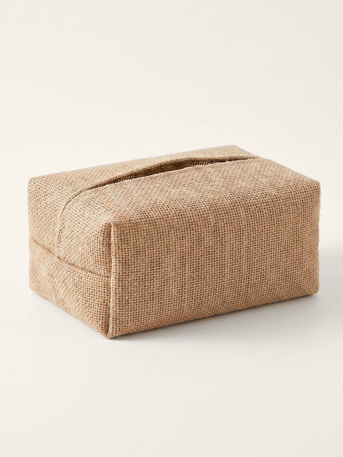 Cotton-Linen Textured Tissue Box Cover DestGlow