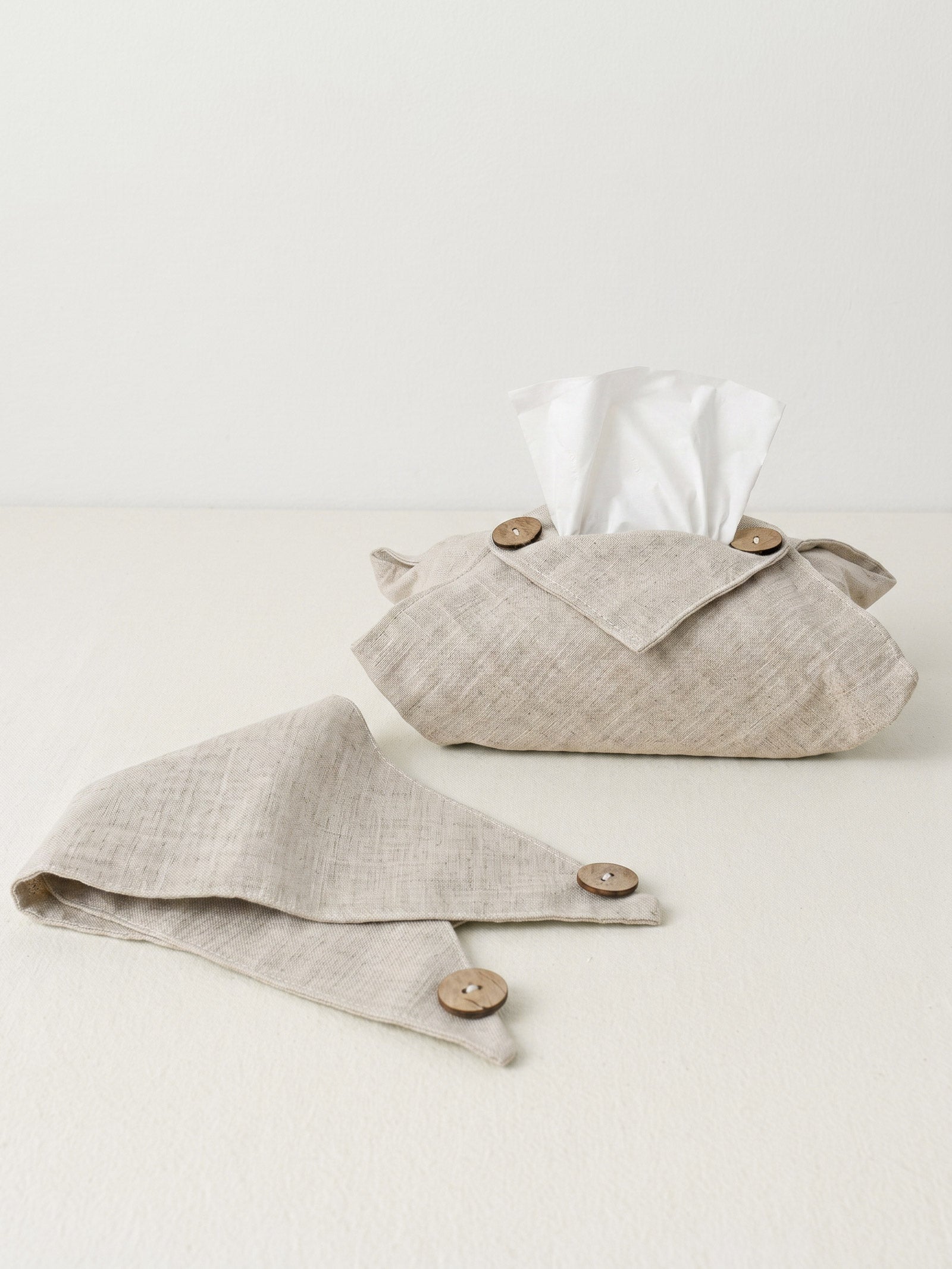 Linen Tissue Box Storage Cover DestGlow