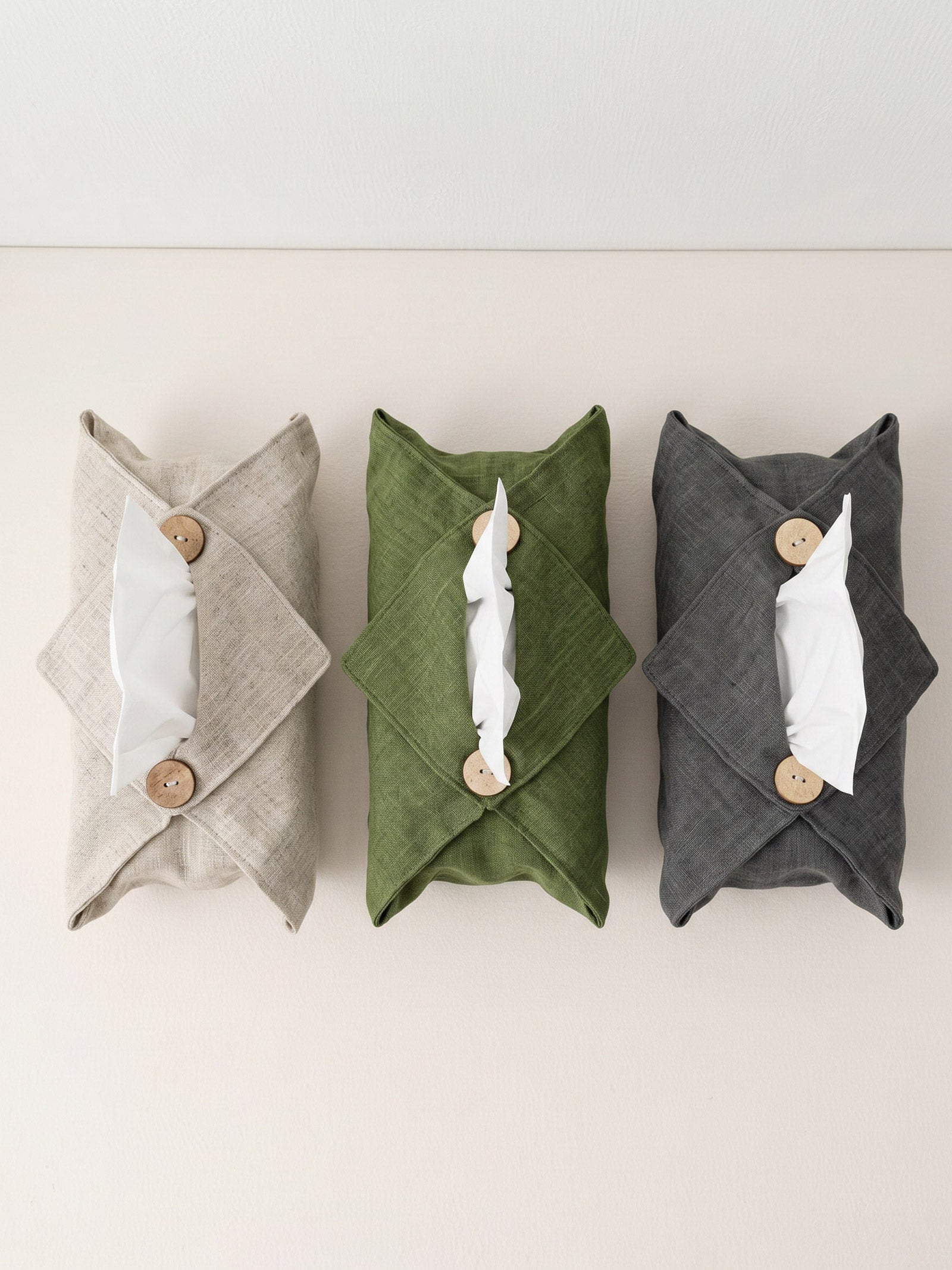 Linen Tissue Box Storage Cover DestGlow