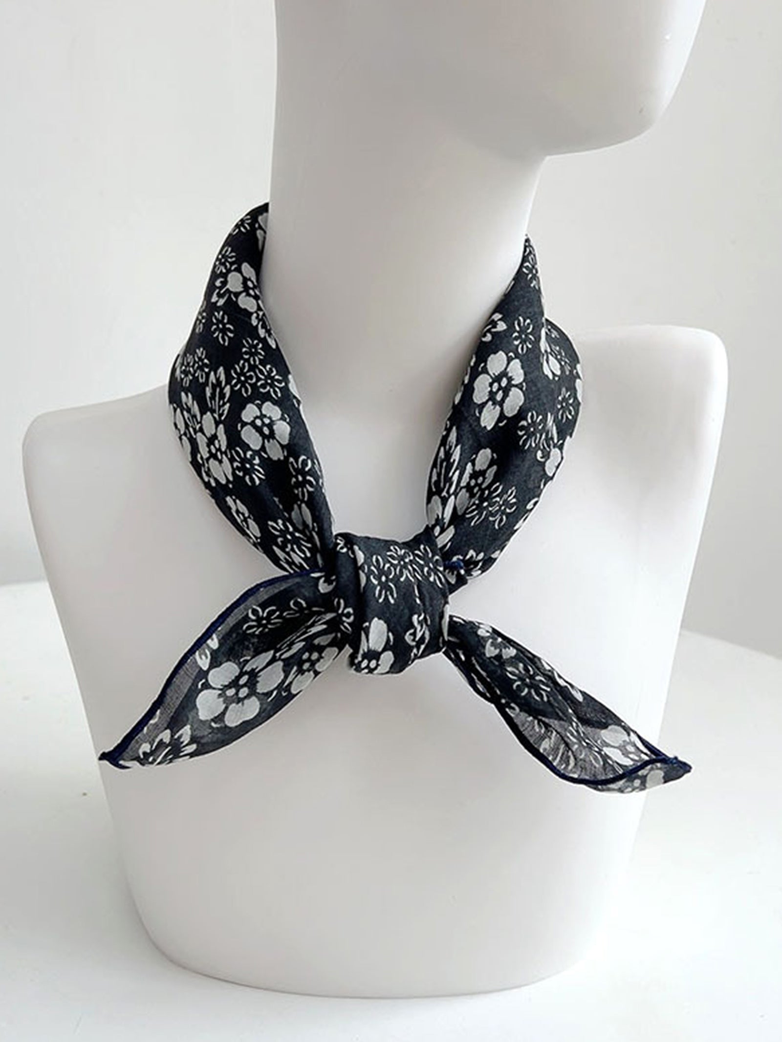 Ramie Vintage Print Handkerchief DestGlow