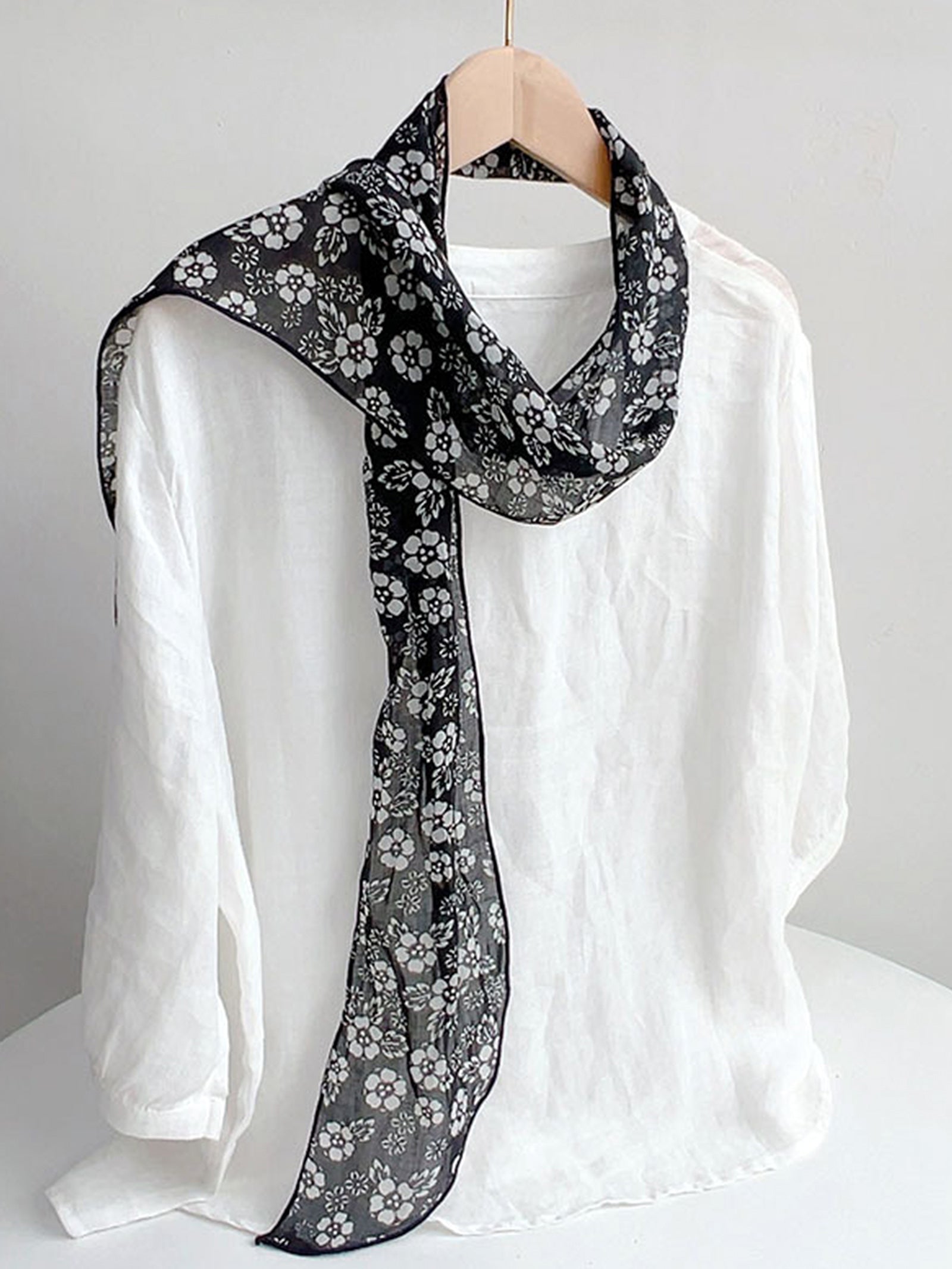 Ramie Vintage Print Handkerchief DestGlow