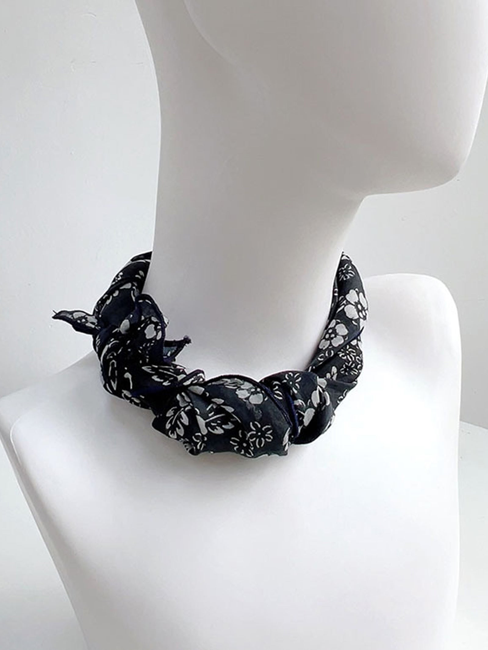 Ramie Vintage Print Handkerchief DestGlow