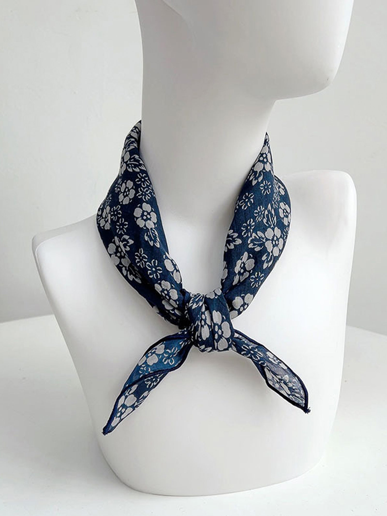 Ramie Vintage Print Handkerchief DestGlow